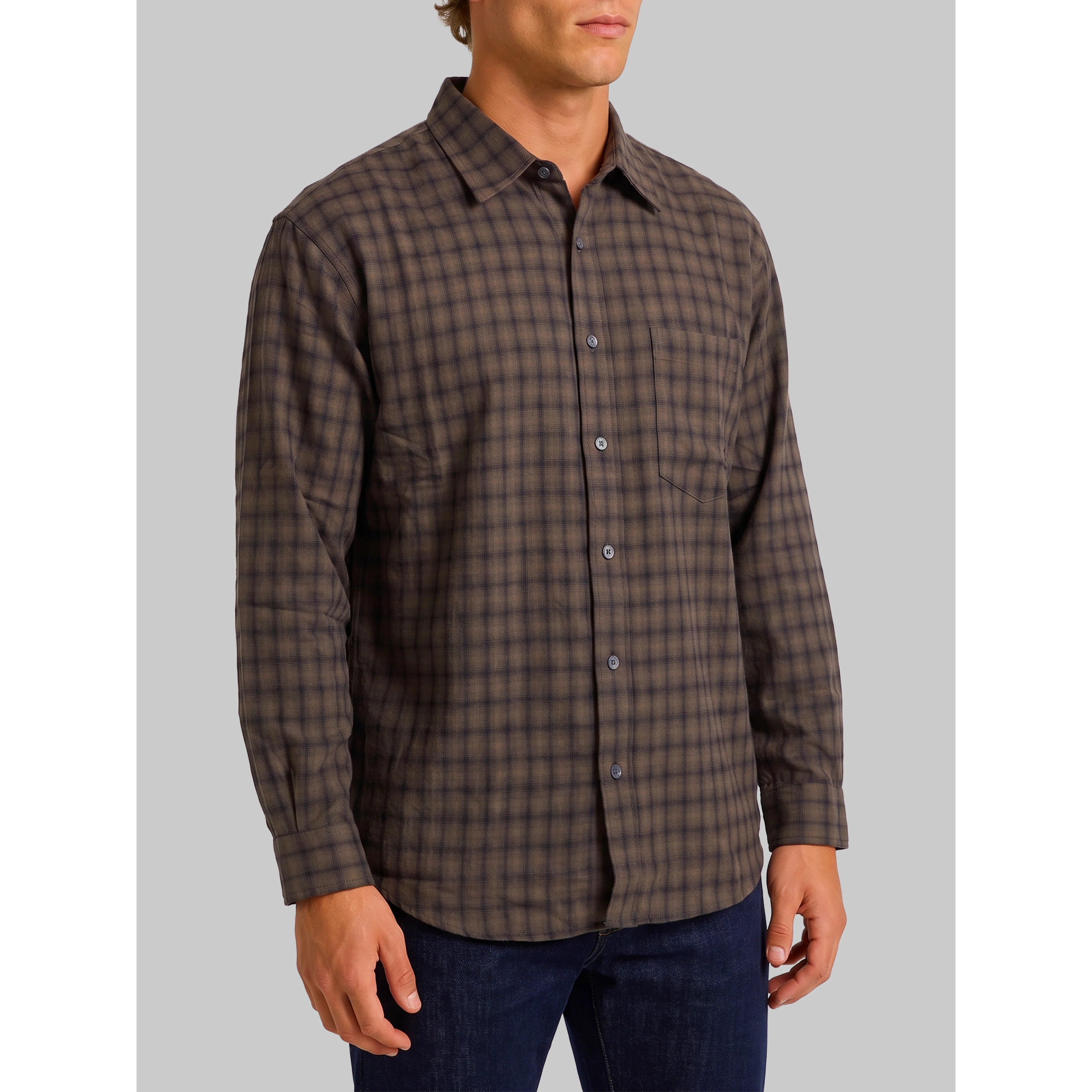 Plaid flannel shirt