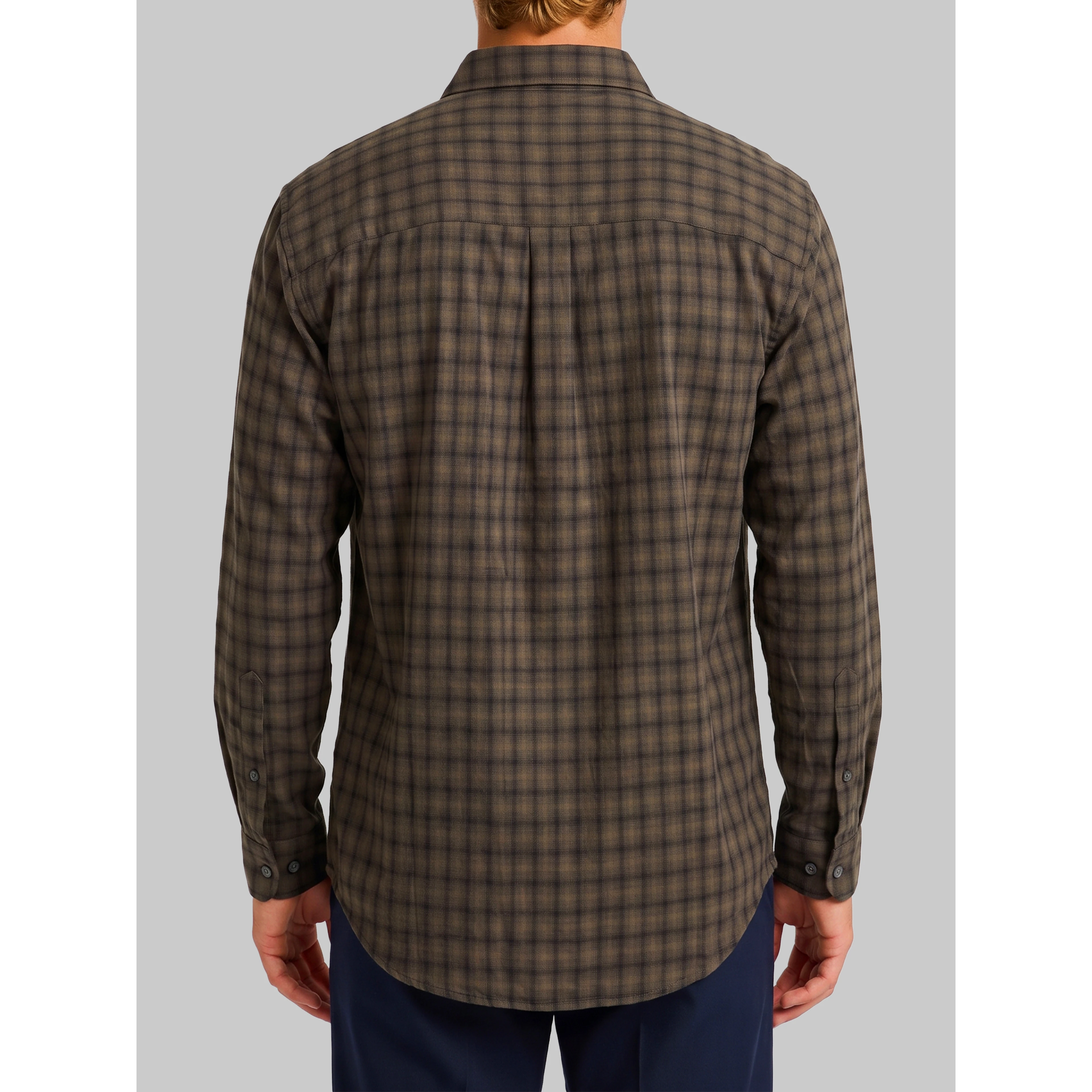 Plaid flannel shirt