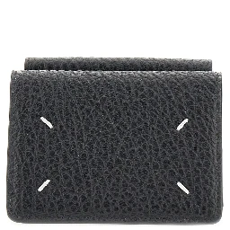 'Four Stitches' leather mini wallet