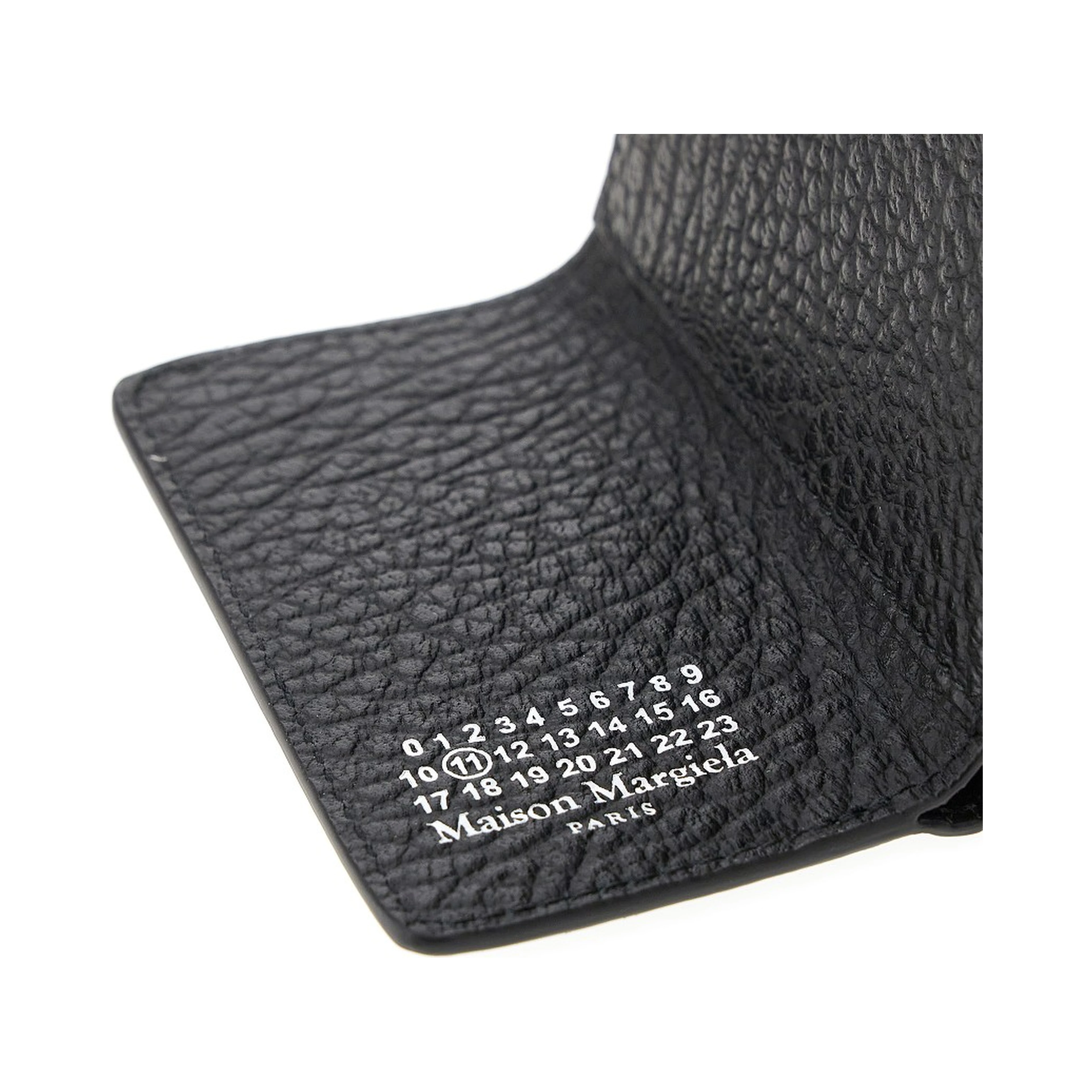 'Four Stitches' leather mini wallet