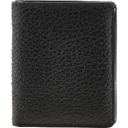 'Four Stitches' grained leather wallet