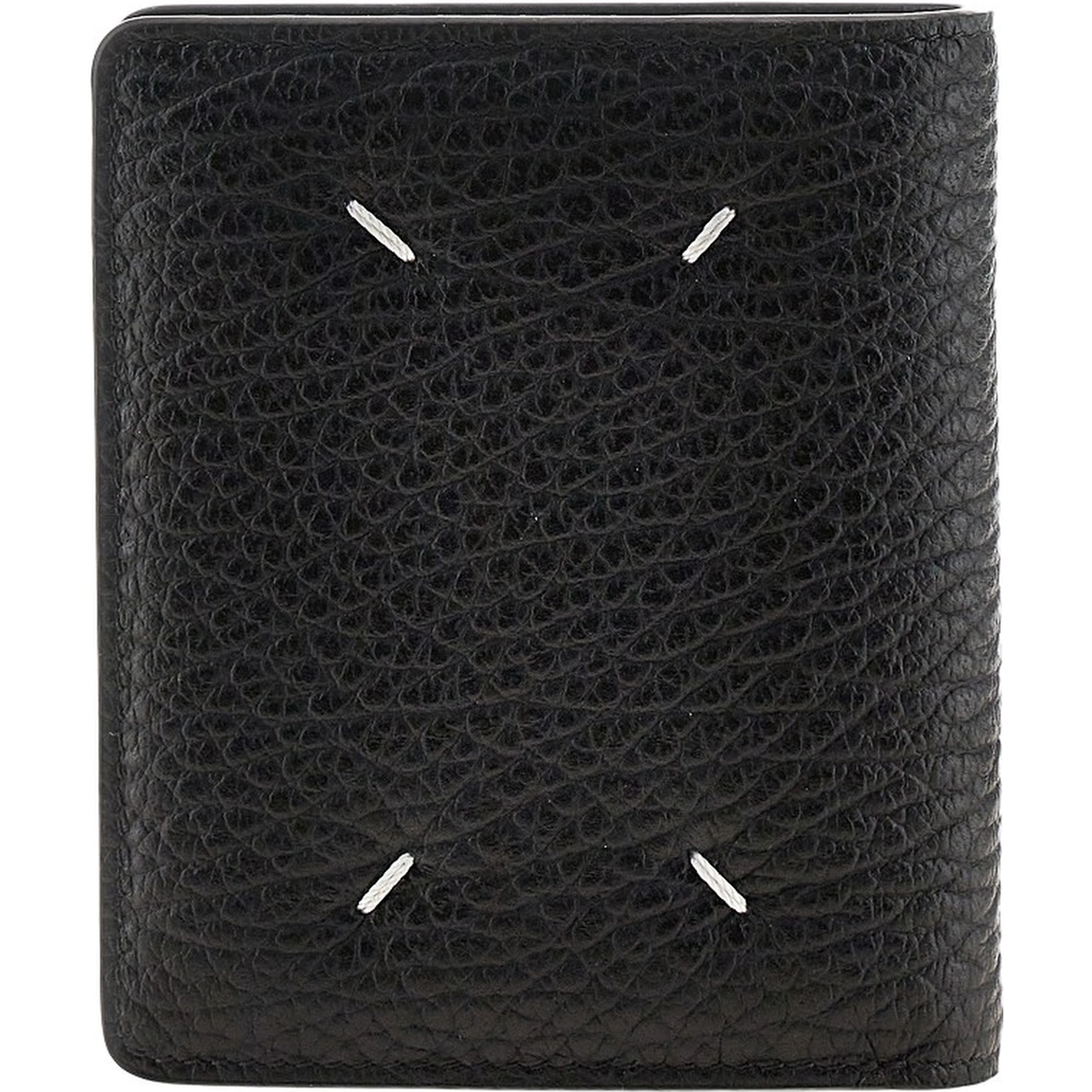 'Four Stitches' grained leather wallet