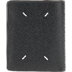 'Four Stitches' leather bi-fold wallet