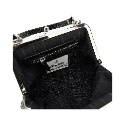 Croco-print leather 'Granny Frame' mini bag