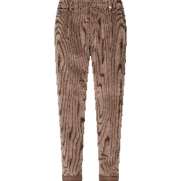 PANT 1 PINCES VELLUTO ROCCIA