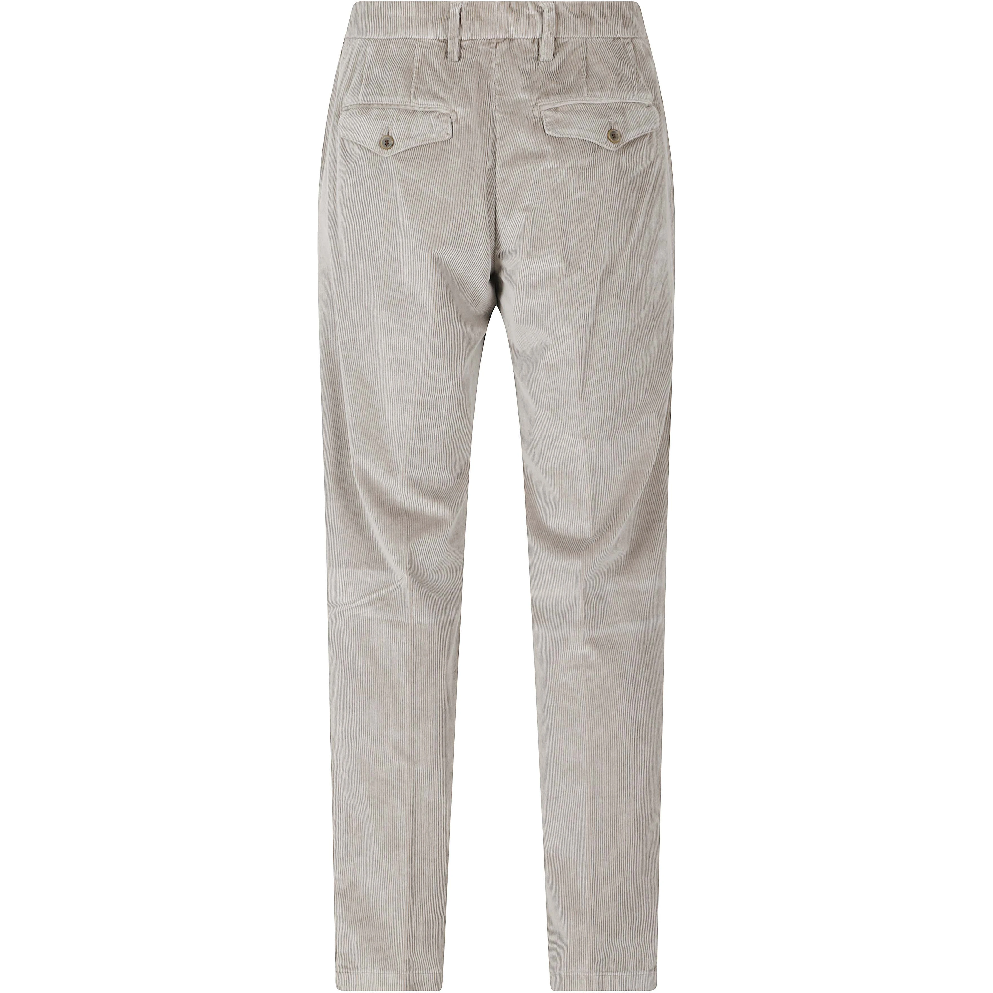 PANT 1 PINCES VELLUTO COSTE