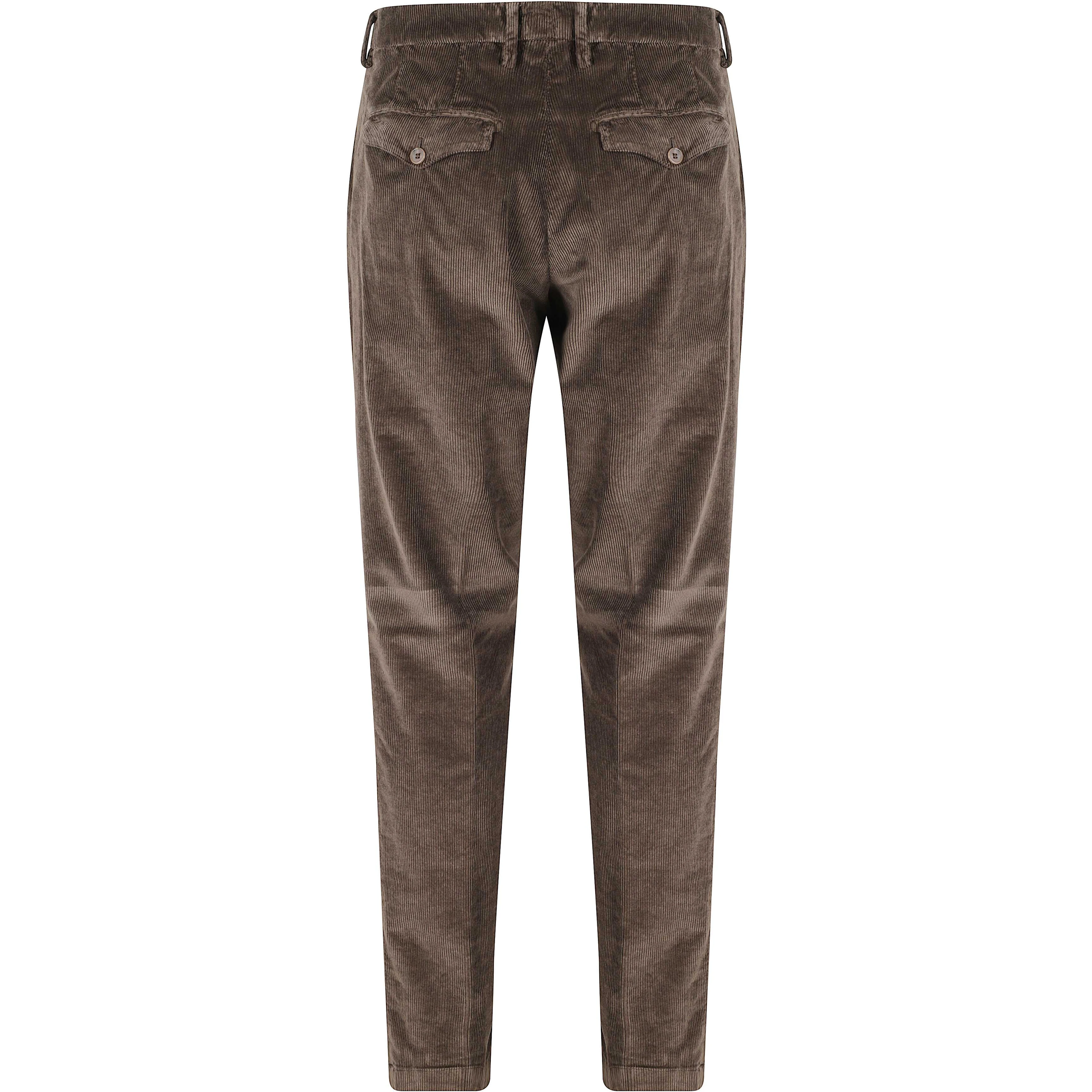 PANT 1 PINCES VELLUTO COSTE