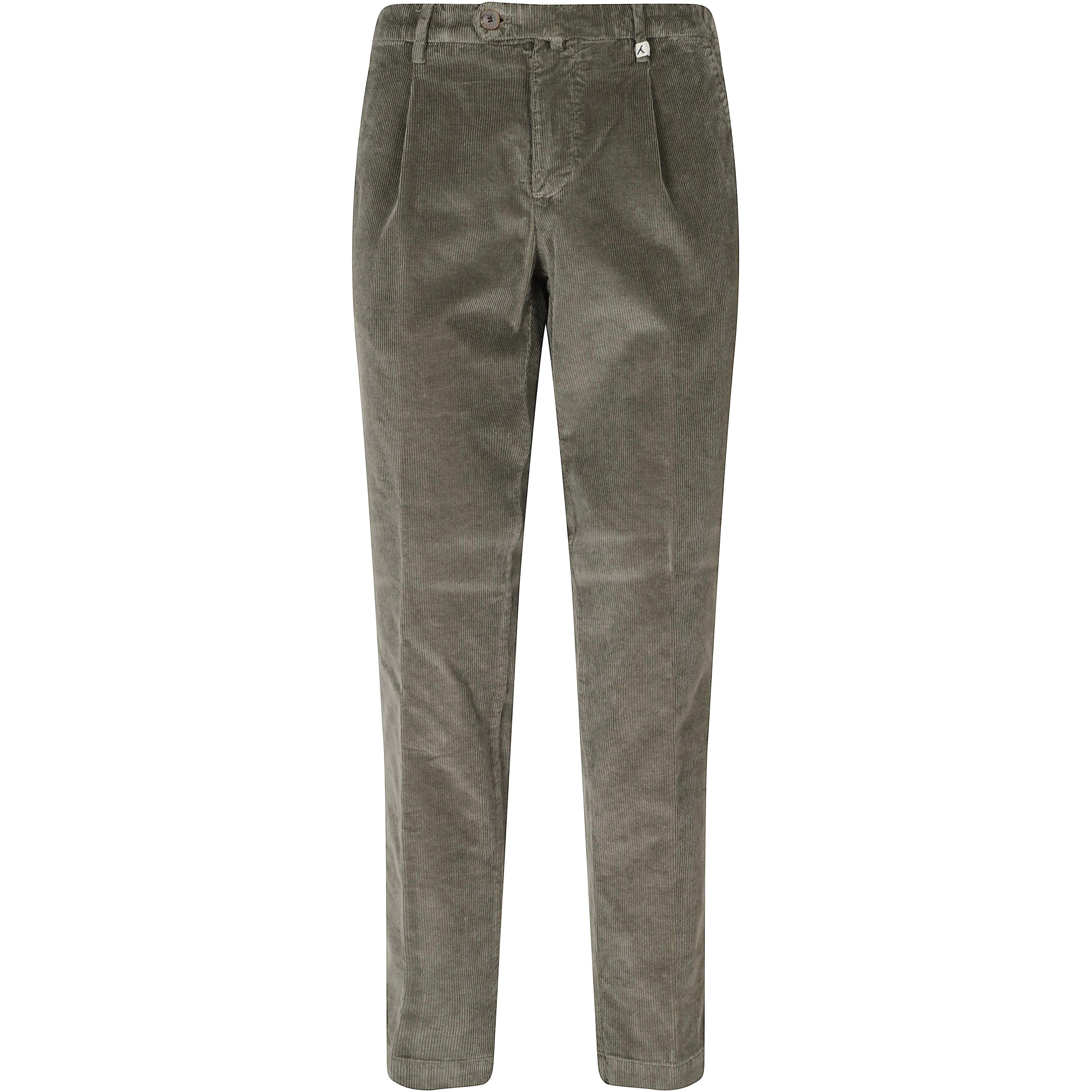 PANT 1 PINCES VELLUTO COSTE