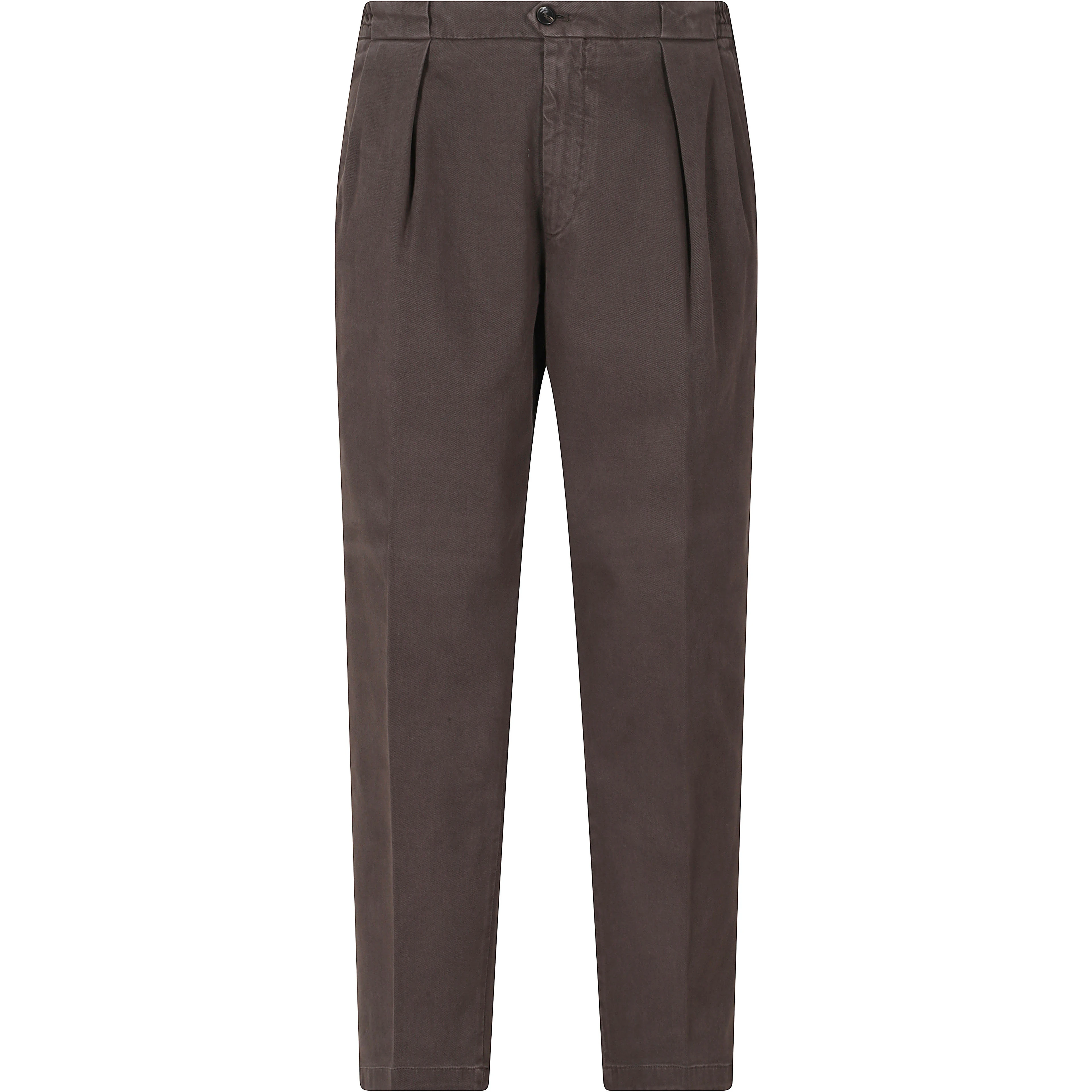 PANT PORTOBELLO 2 PINCES INVERSE BULL DI COT TENCEL