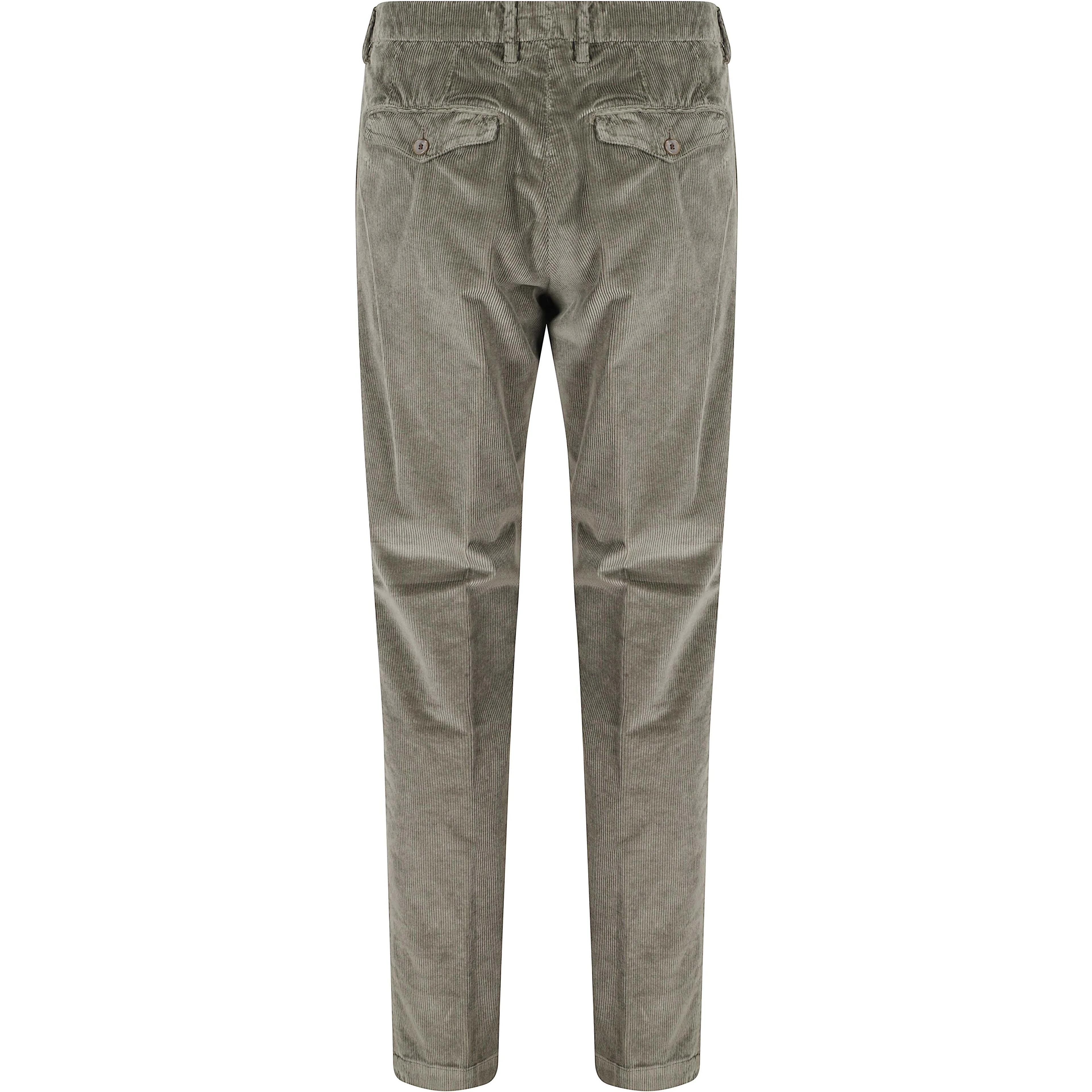 PANT 1 PINCES VELLUTO COSTE