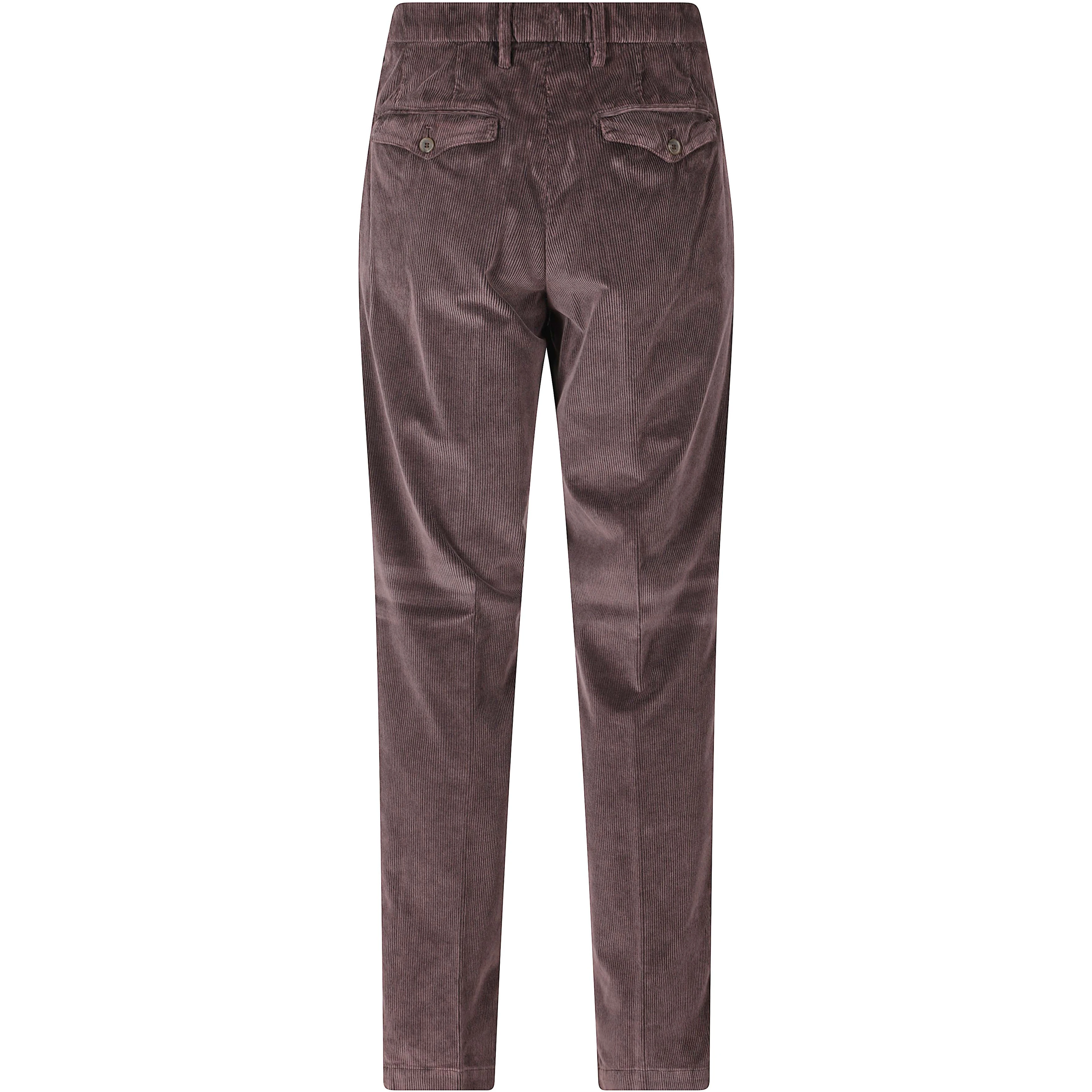 PANT 1 PINCES VELLUTO COSTE