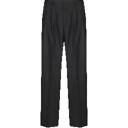 WIDE PLEATED TROUSER TROPICAL WOOL