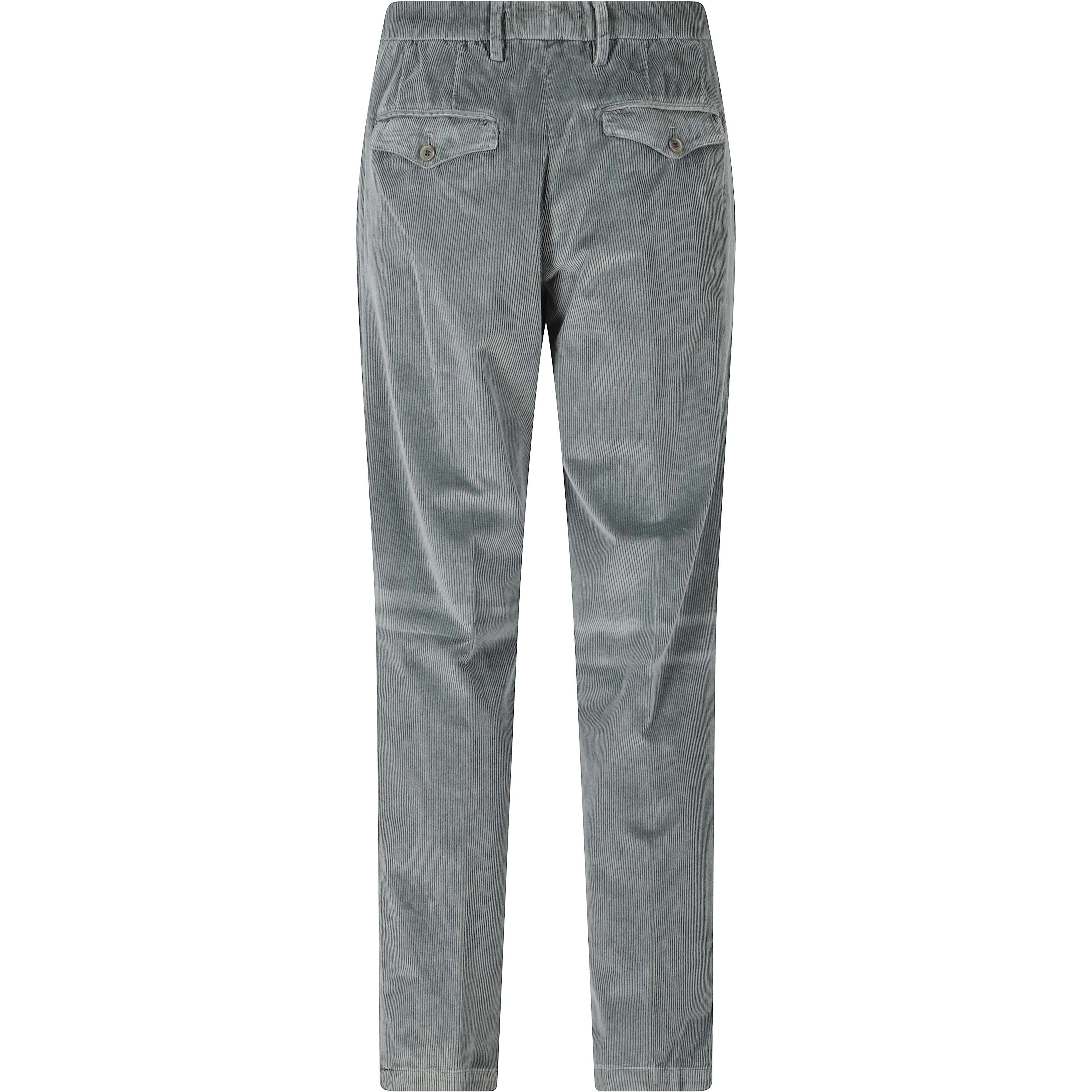 PANT 1 PINCES VELLUTO COSTE