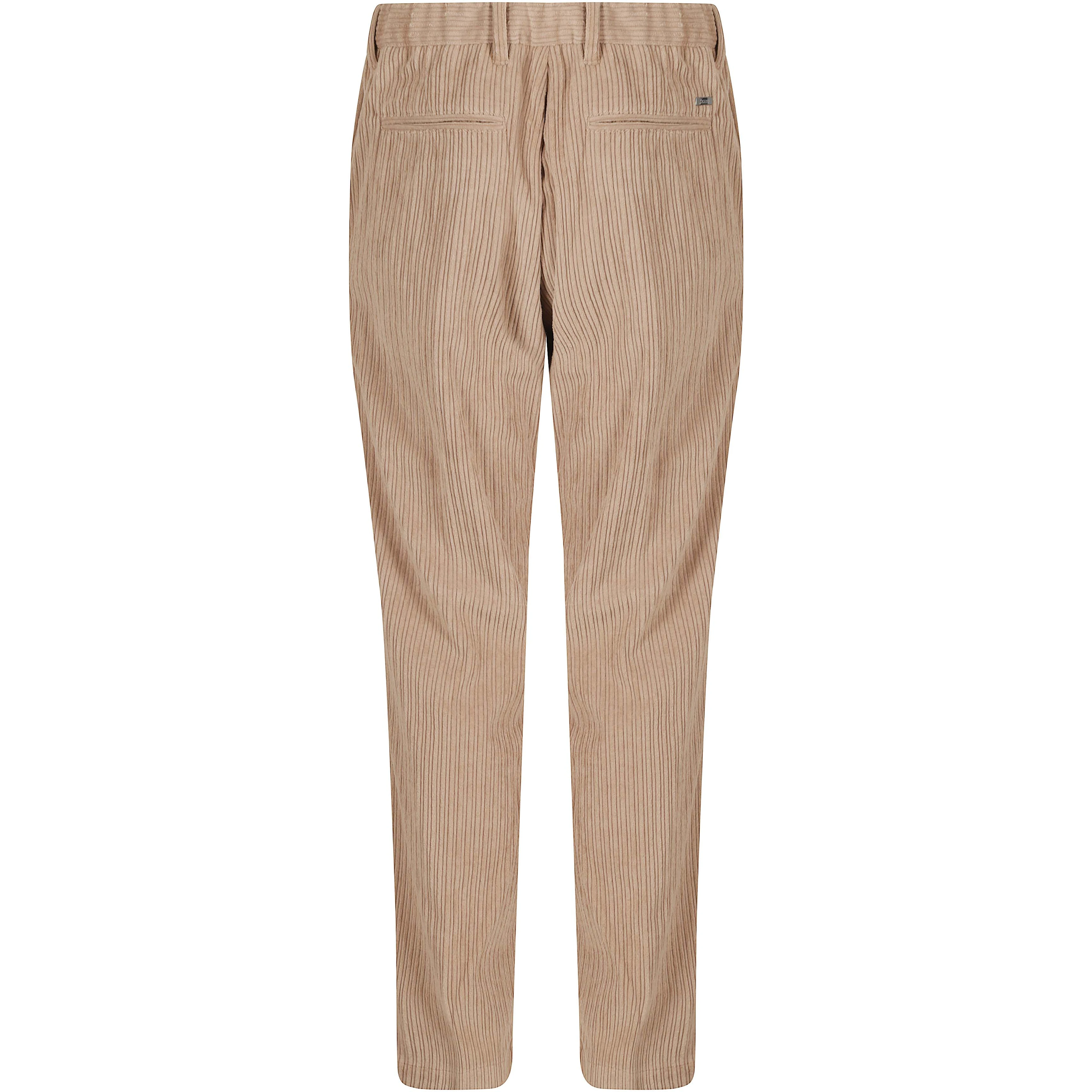 PANT 1 PINCES VELLUTO ROCCIA