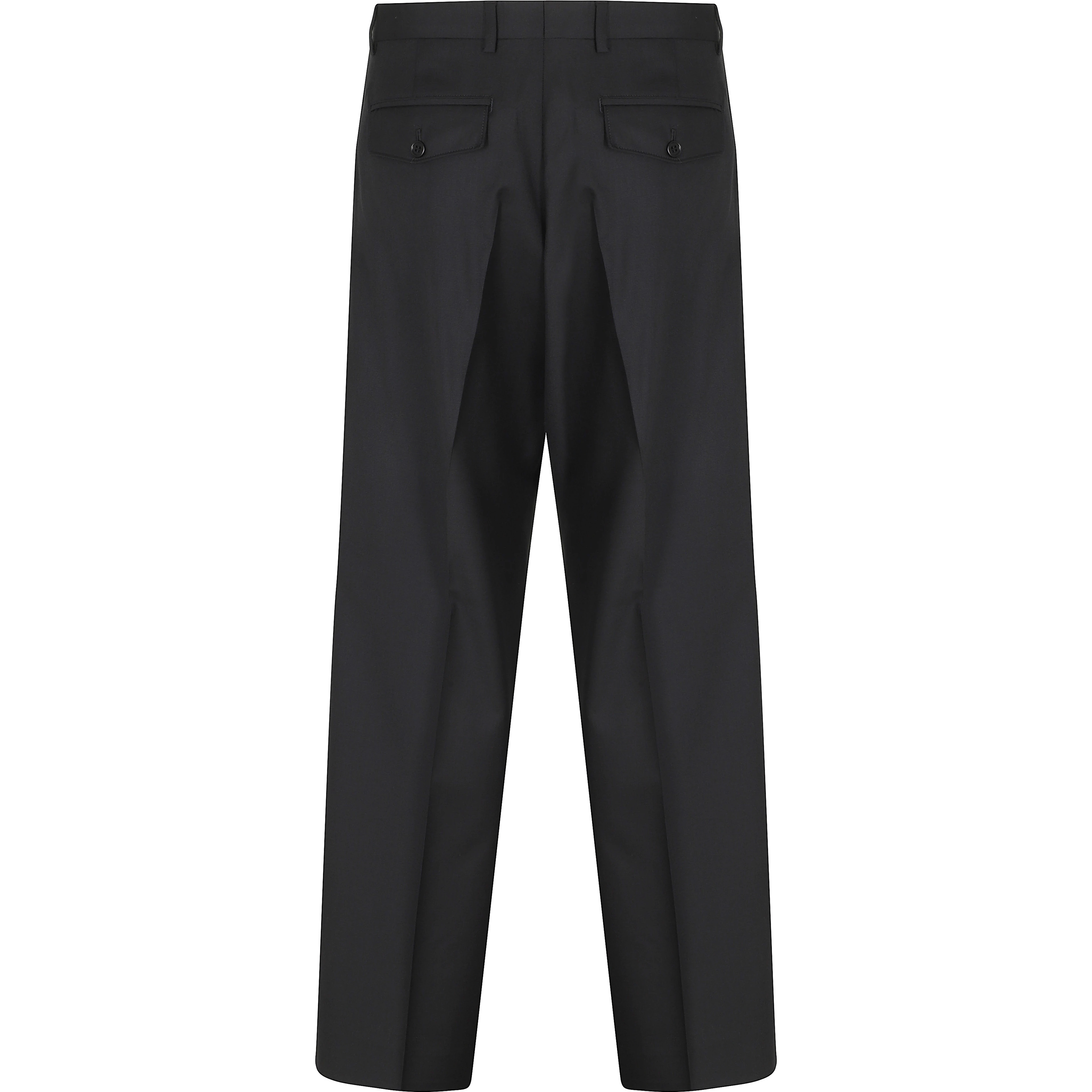 WIDE PLEATED TROUSER TROPICAL WOOL