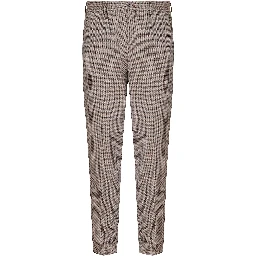 PANT V FLAT REGULAR TECHNICAL FABRIC PIE DE POULE