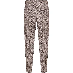 PANT V FLAT REGULAR TECHNICAL FABRIC PIE DE POULE