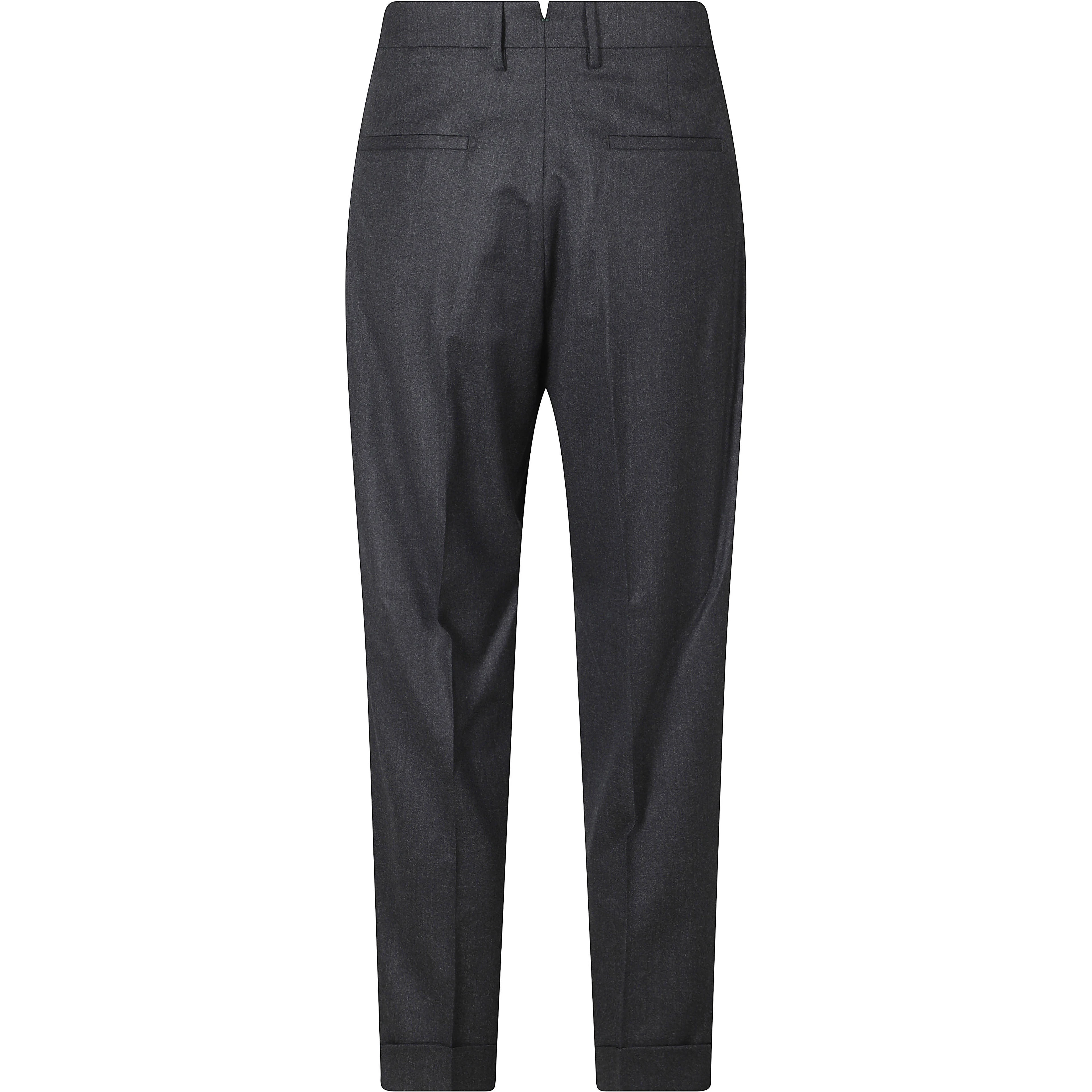 PANTALONE OVER FIT FLANELLA DI LANA