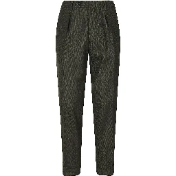 PANT 1 PINCES ROVESCIATA LANA SPINATA