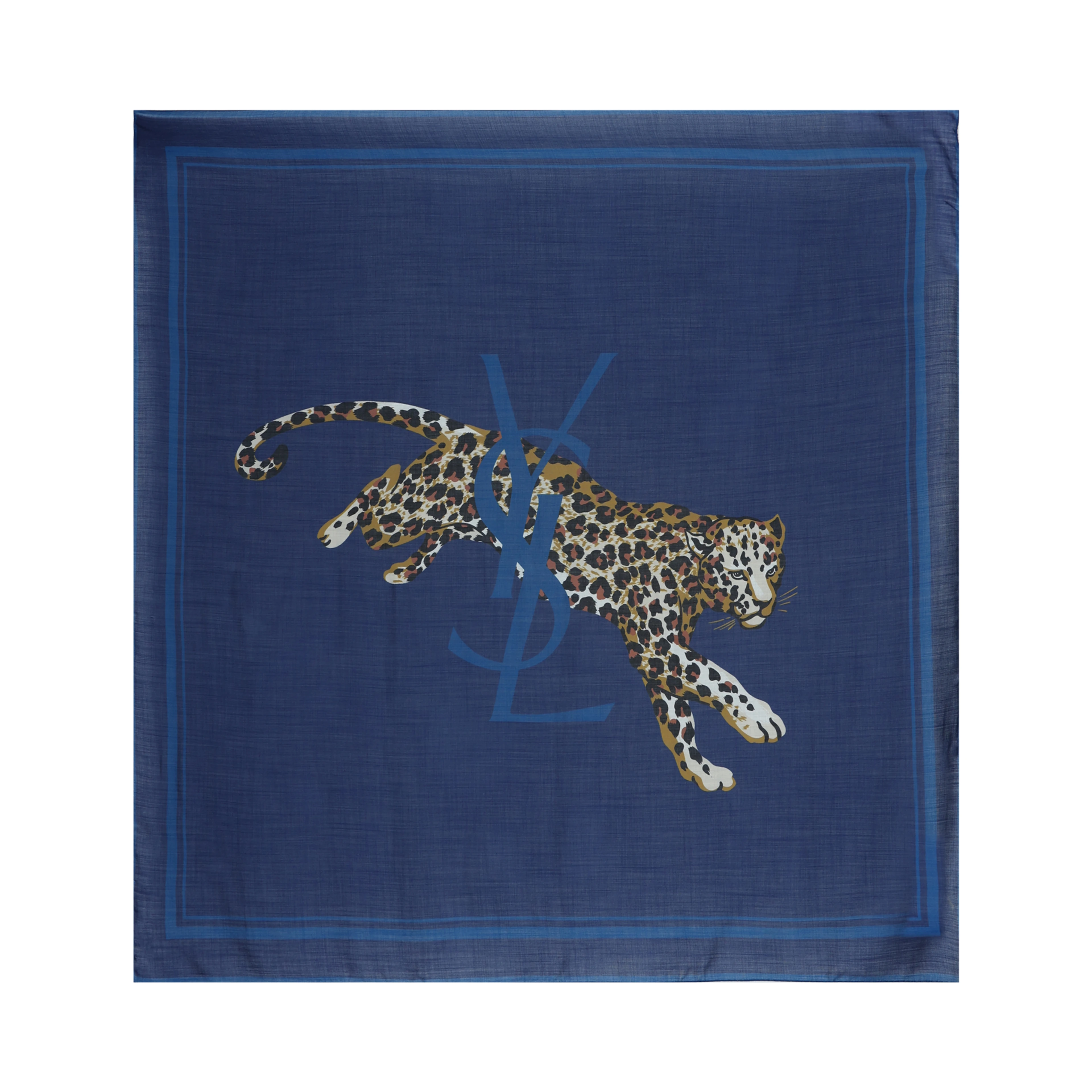 Saint Laurent  Scarfs Blue