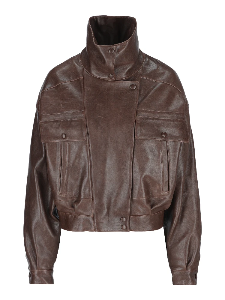 SAINT LAURENT Jackets Brown alternative