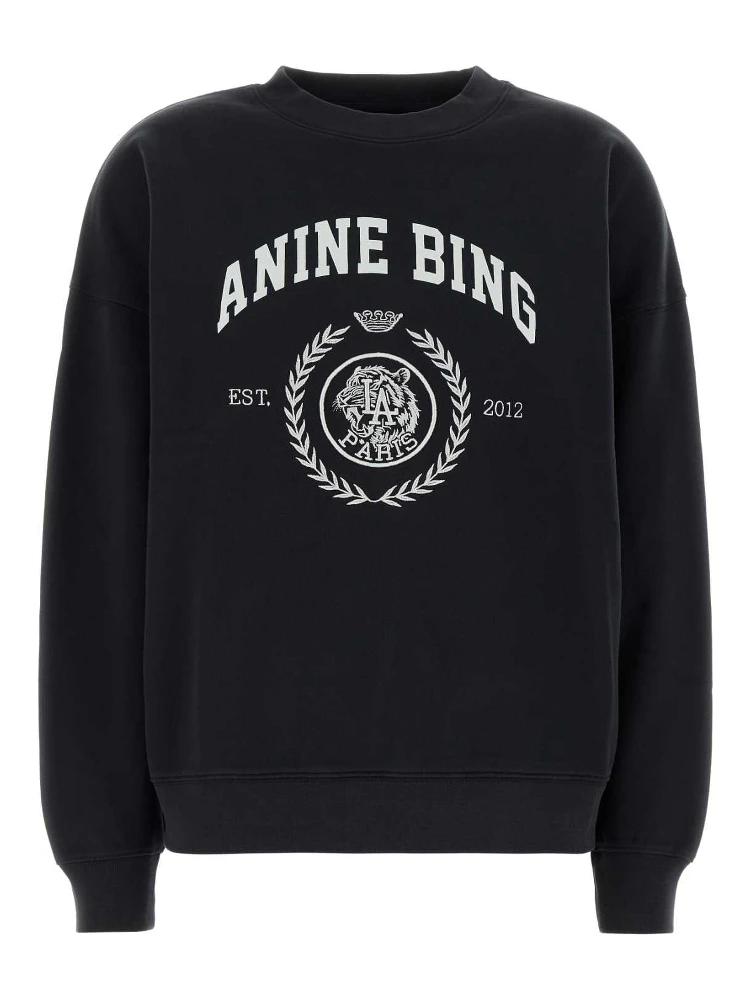 MILES SWEATSHIRT COLLEGIATE - VINTAGE BLACK