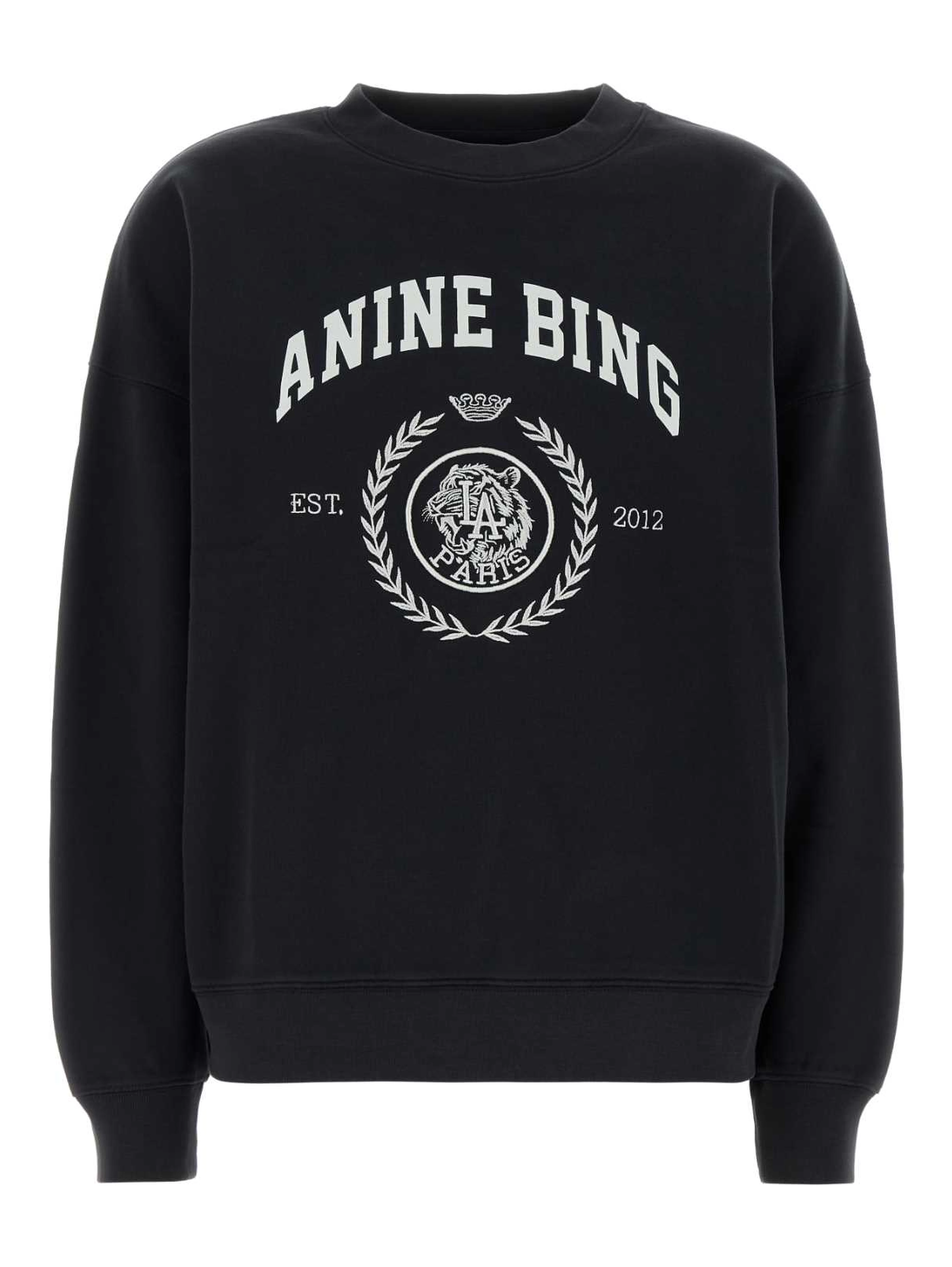 MILES SWEATSHIRT COLLEGIATE - VINTAGE BLACK