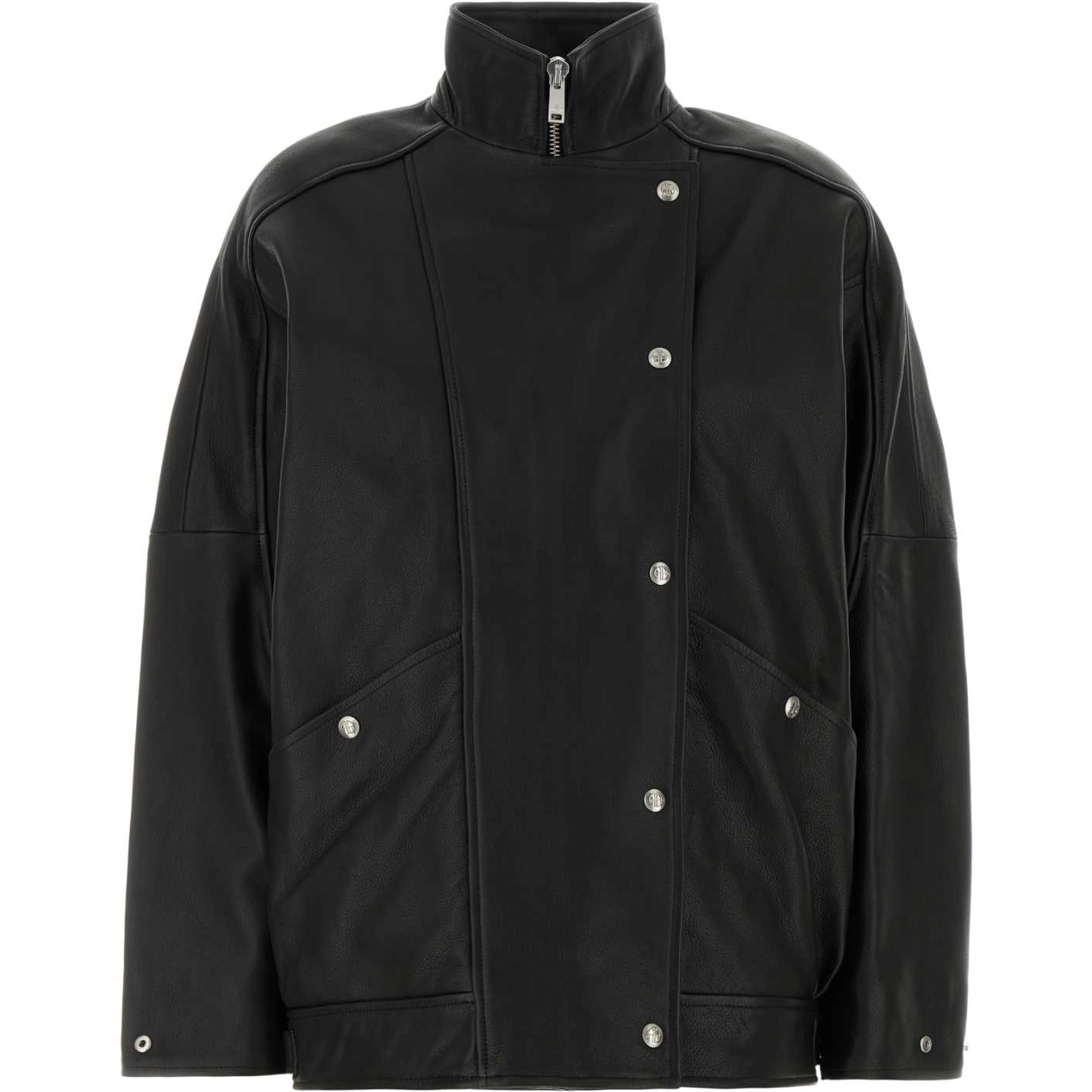 SANDY JACKET - BLACK LEATHER