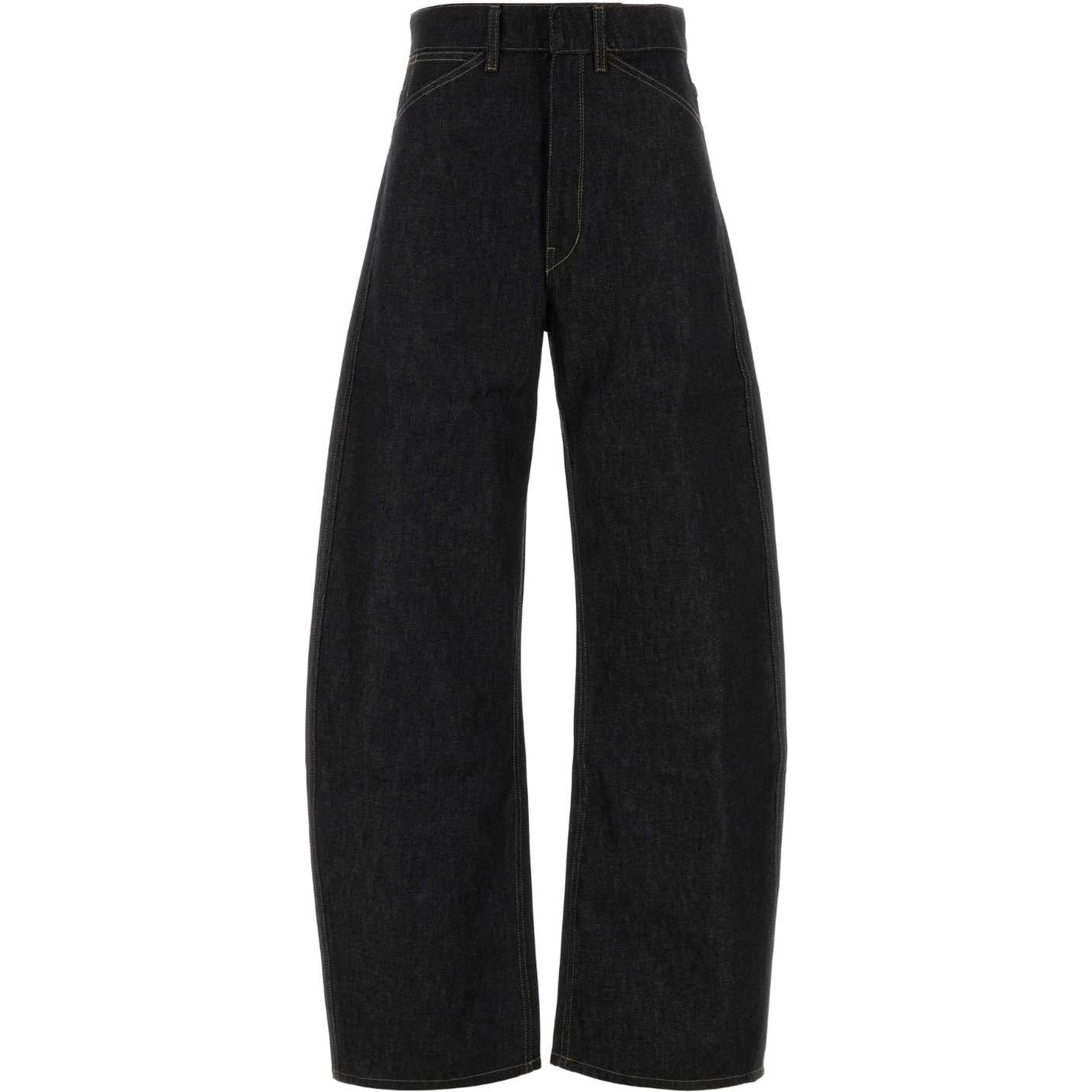HIGH WAISTED CURVED PANTS
