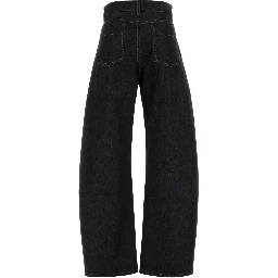 HIGH WAISTED CURVED PANTS