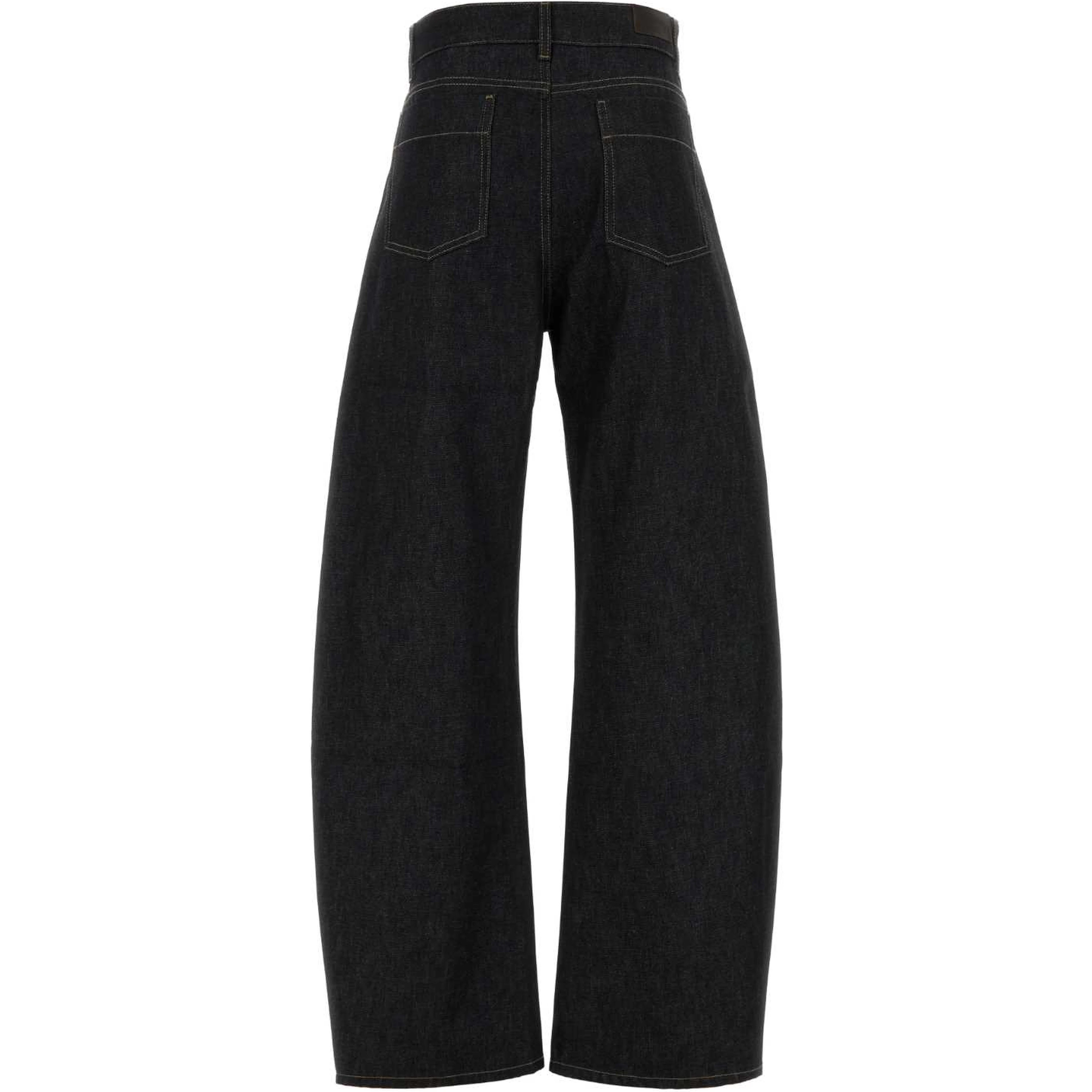 HIGH WAISTED CURVED PANTS