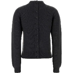 REVERSIBLE BUTTONED SWEATER