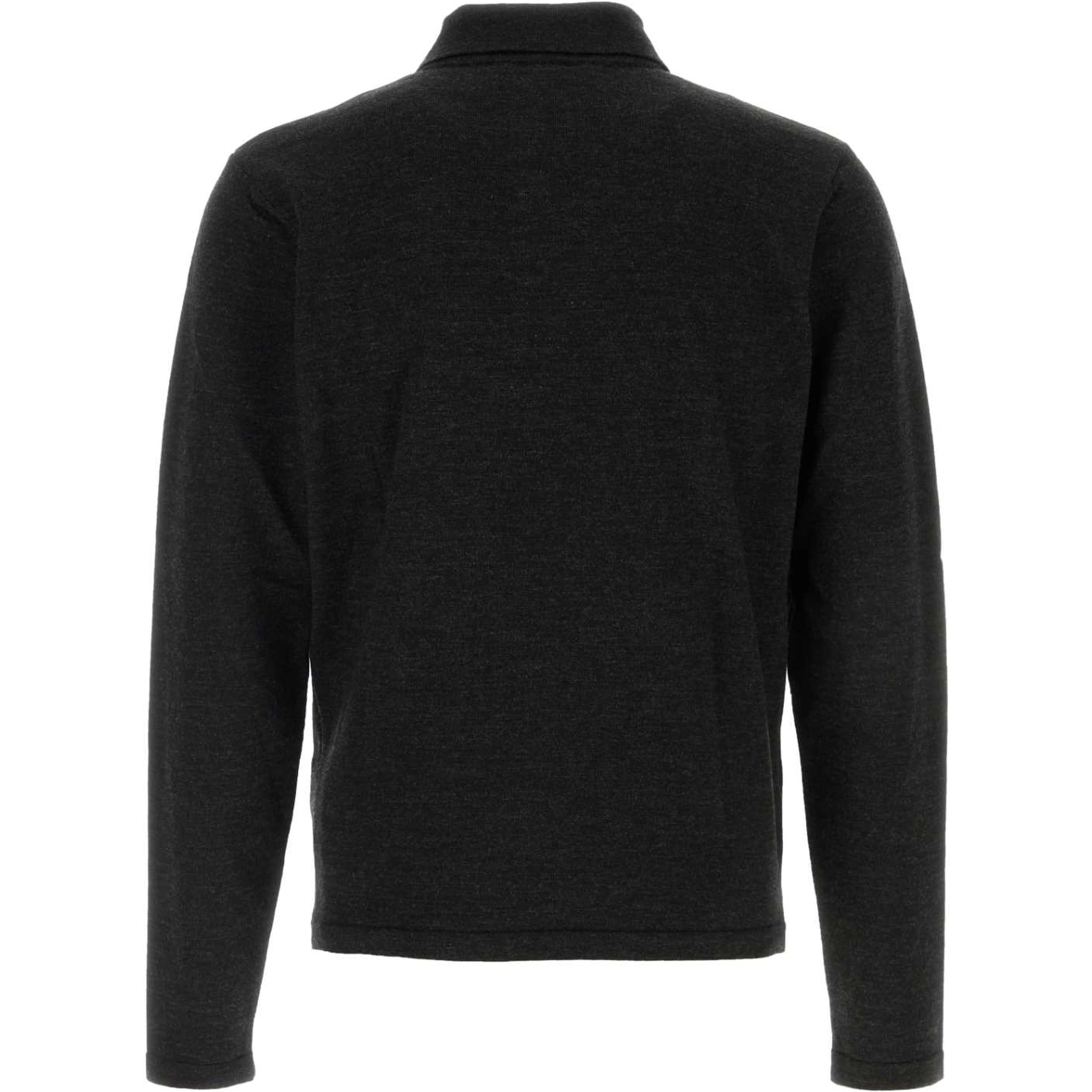 LS KNITTED POLO TOP