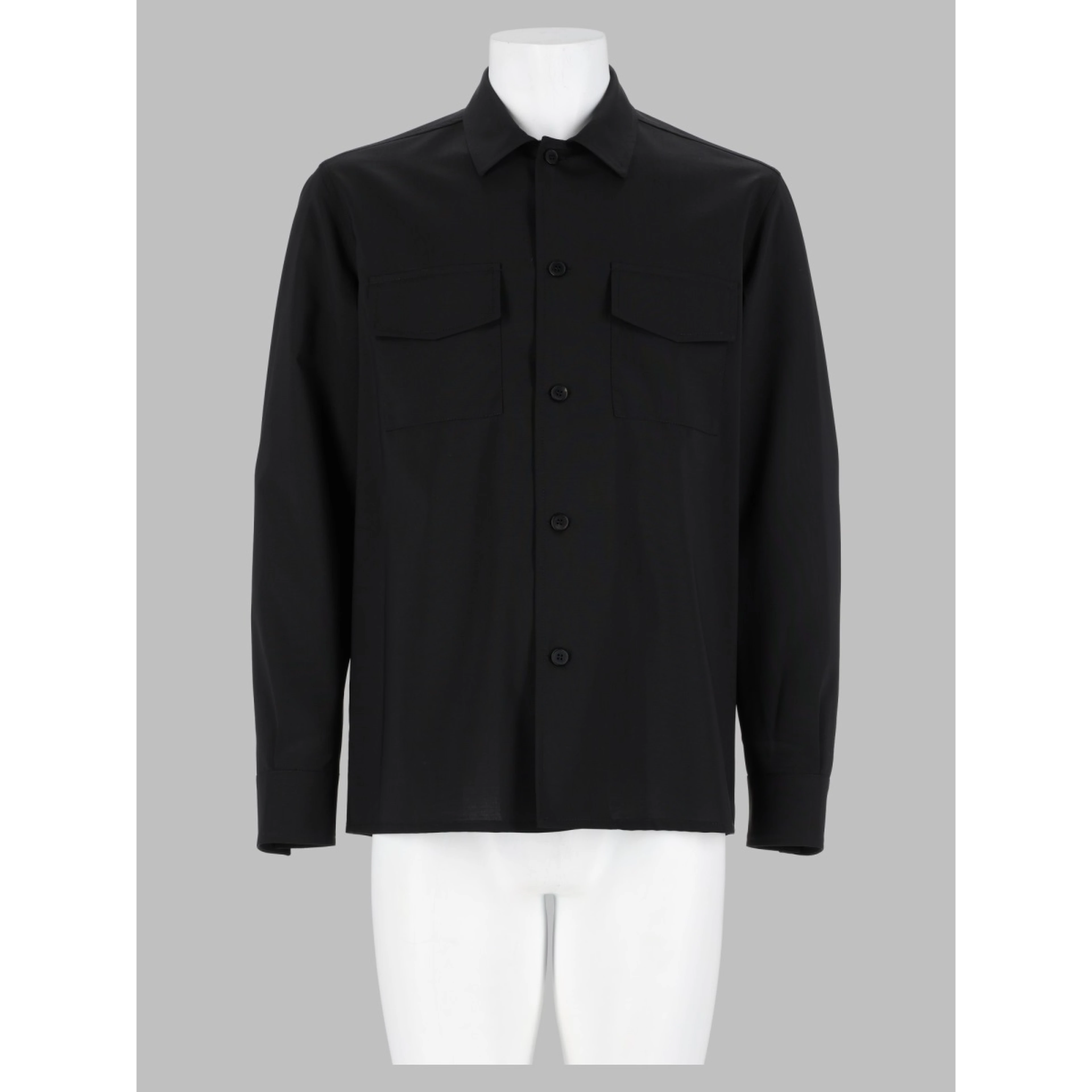 Camicia in Misto Lana