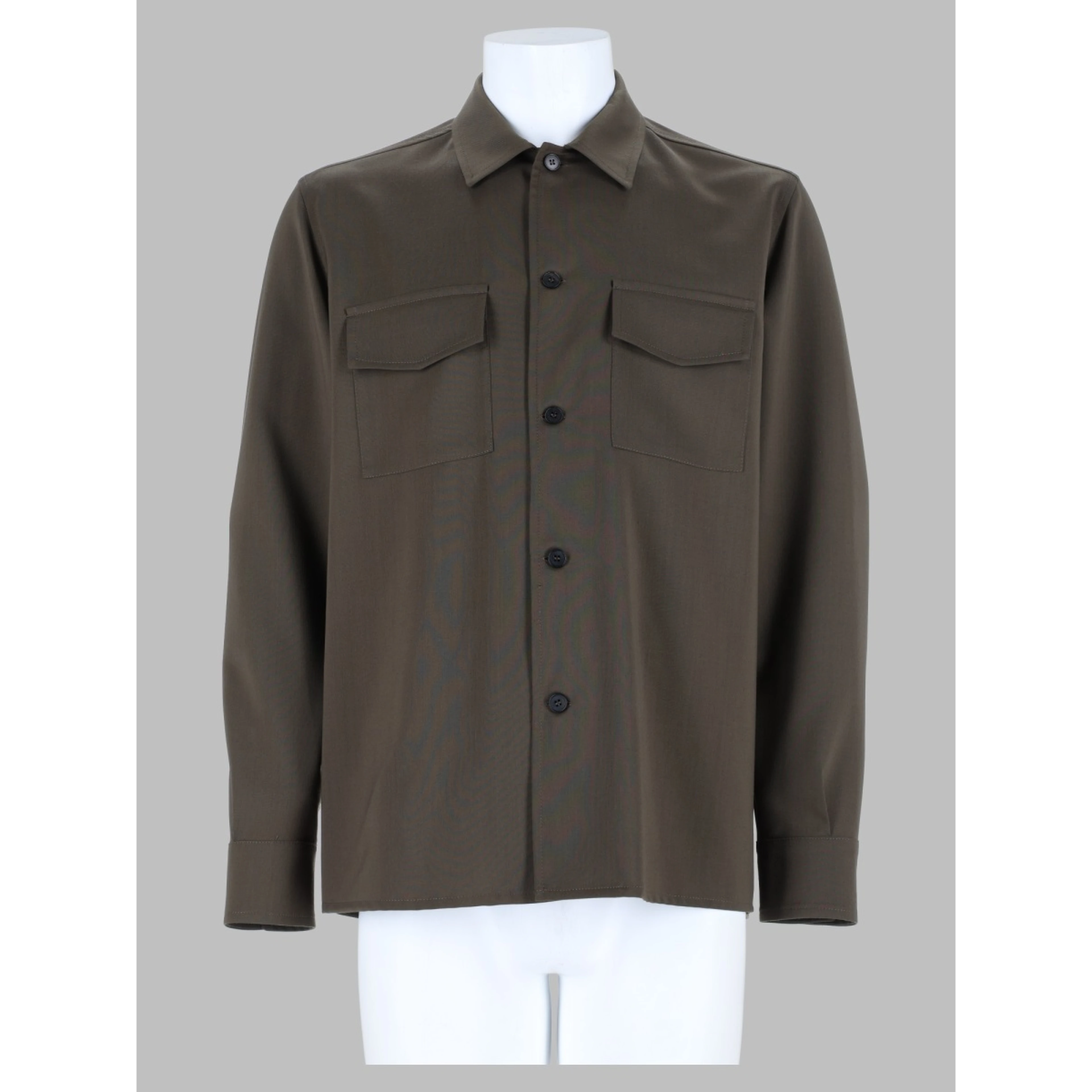 Camicia in Misto Lana