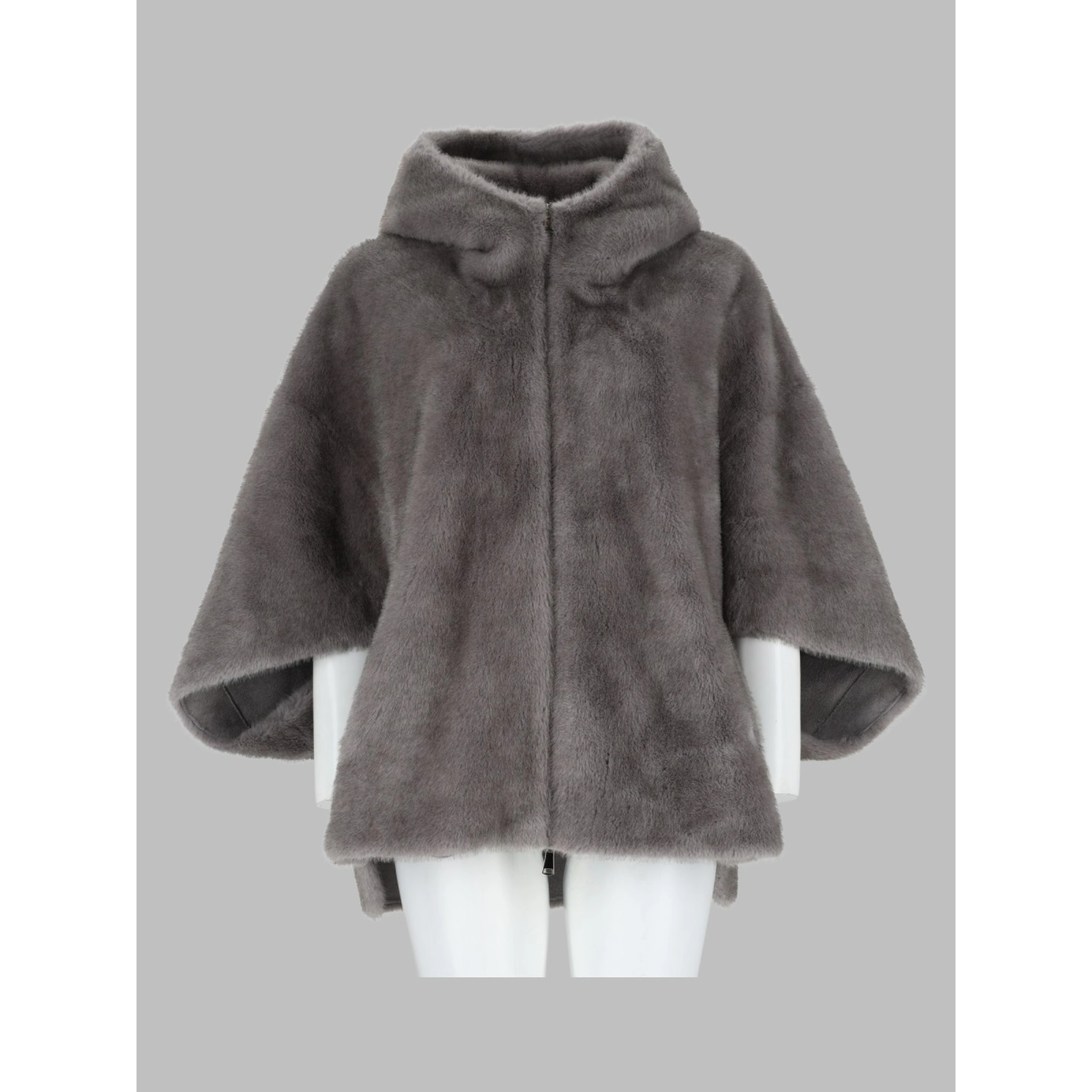 Cappa in Ecopelliccia con Zip