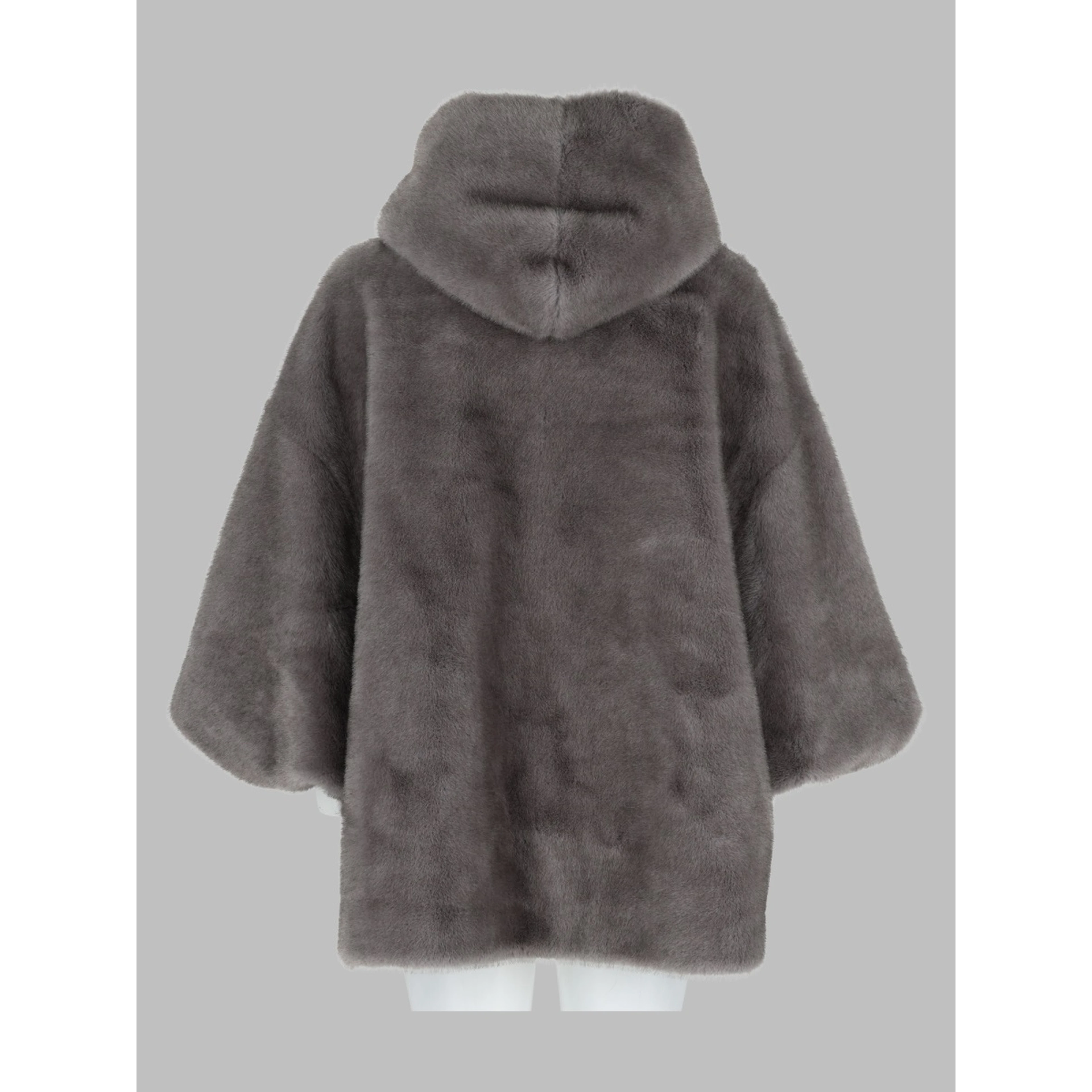 Cappa in Ecopelliccia con Zip