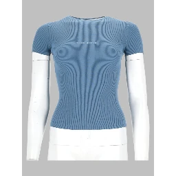 Top con Logo Jacquard
