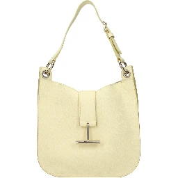 Yellow Leather Shoulder Bag