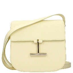 Yellow Leather Crossbody Bag