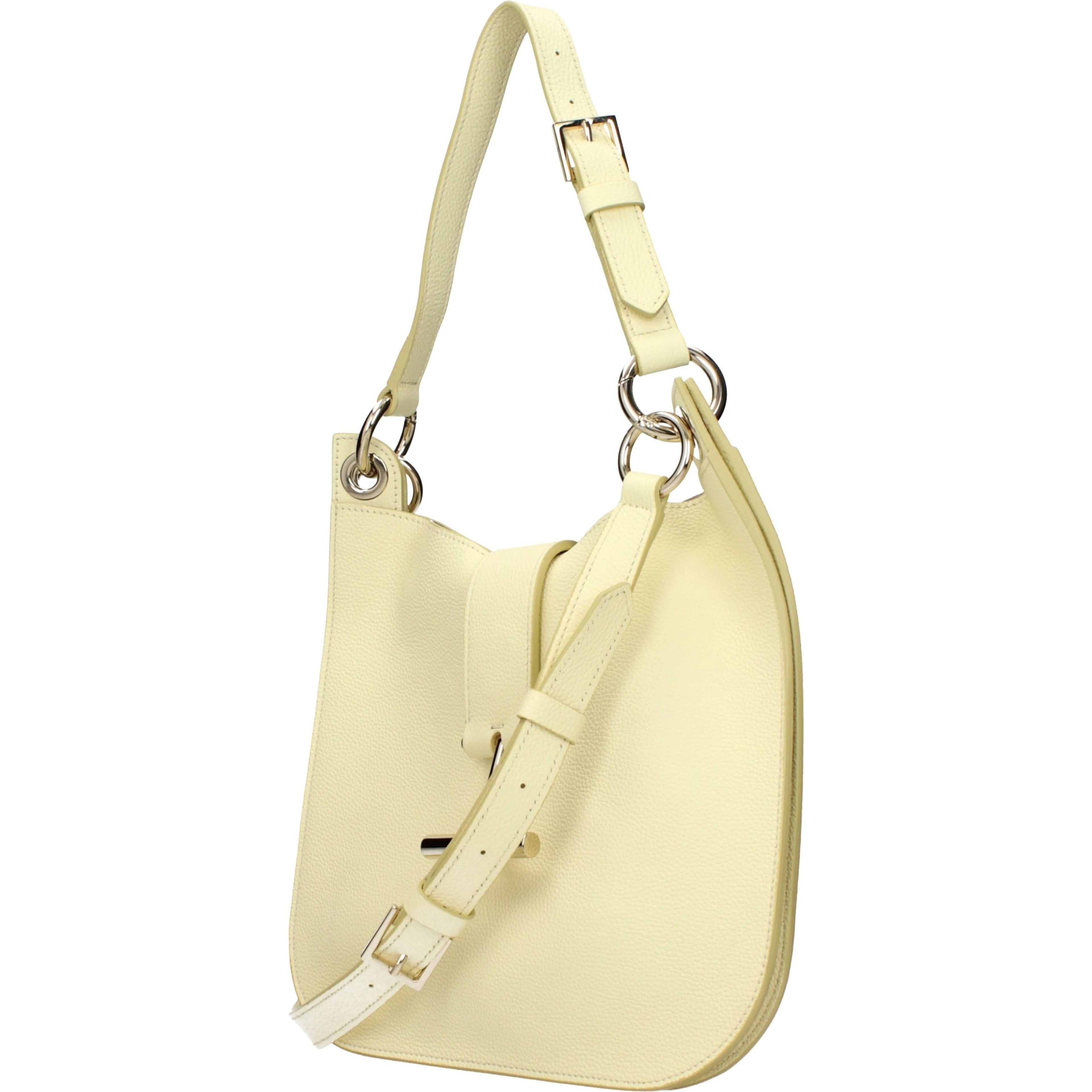 Yellow Leather Shoulder Bag