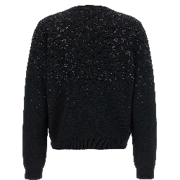 Black Wool Cardigan