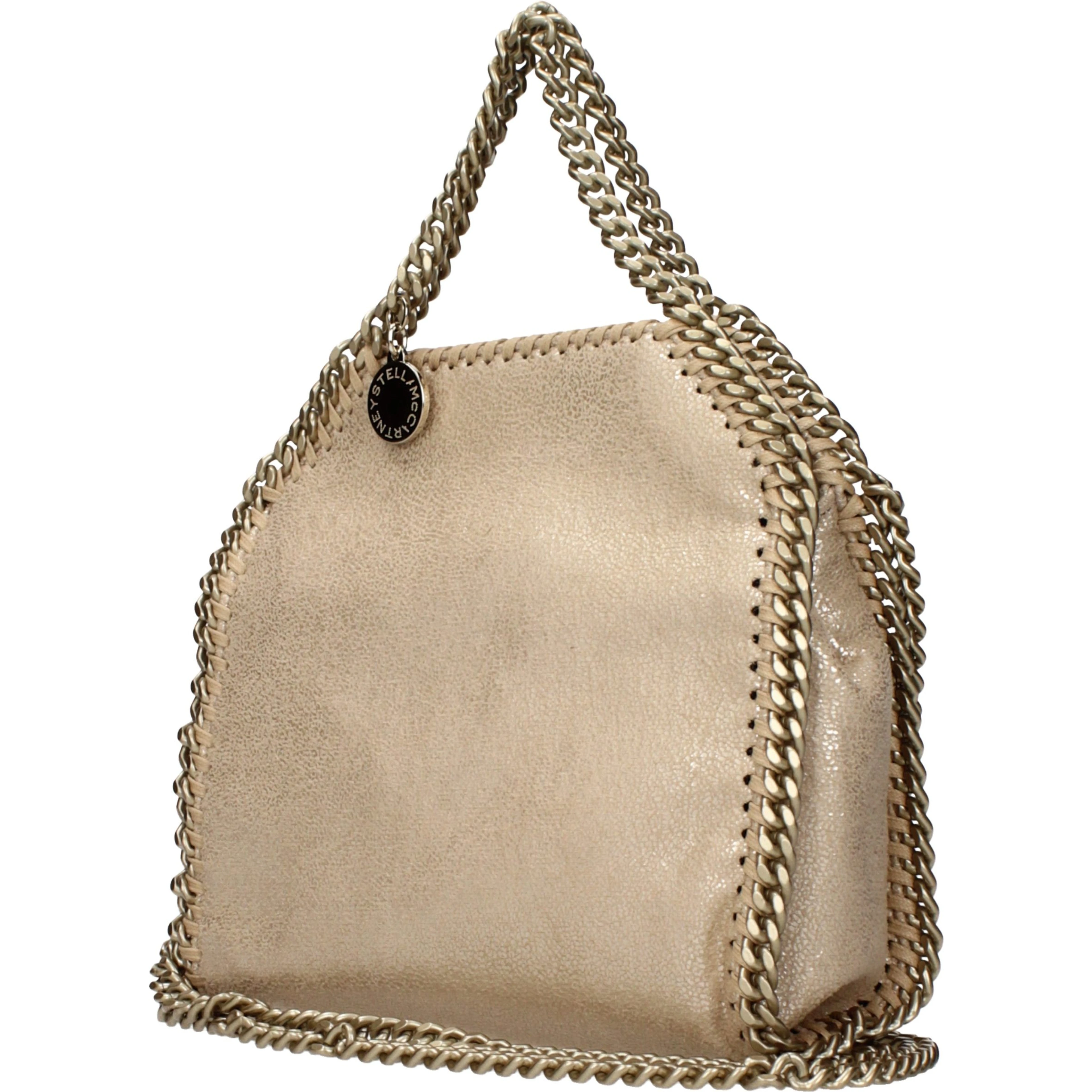 Gold Leather Handbag