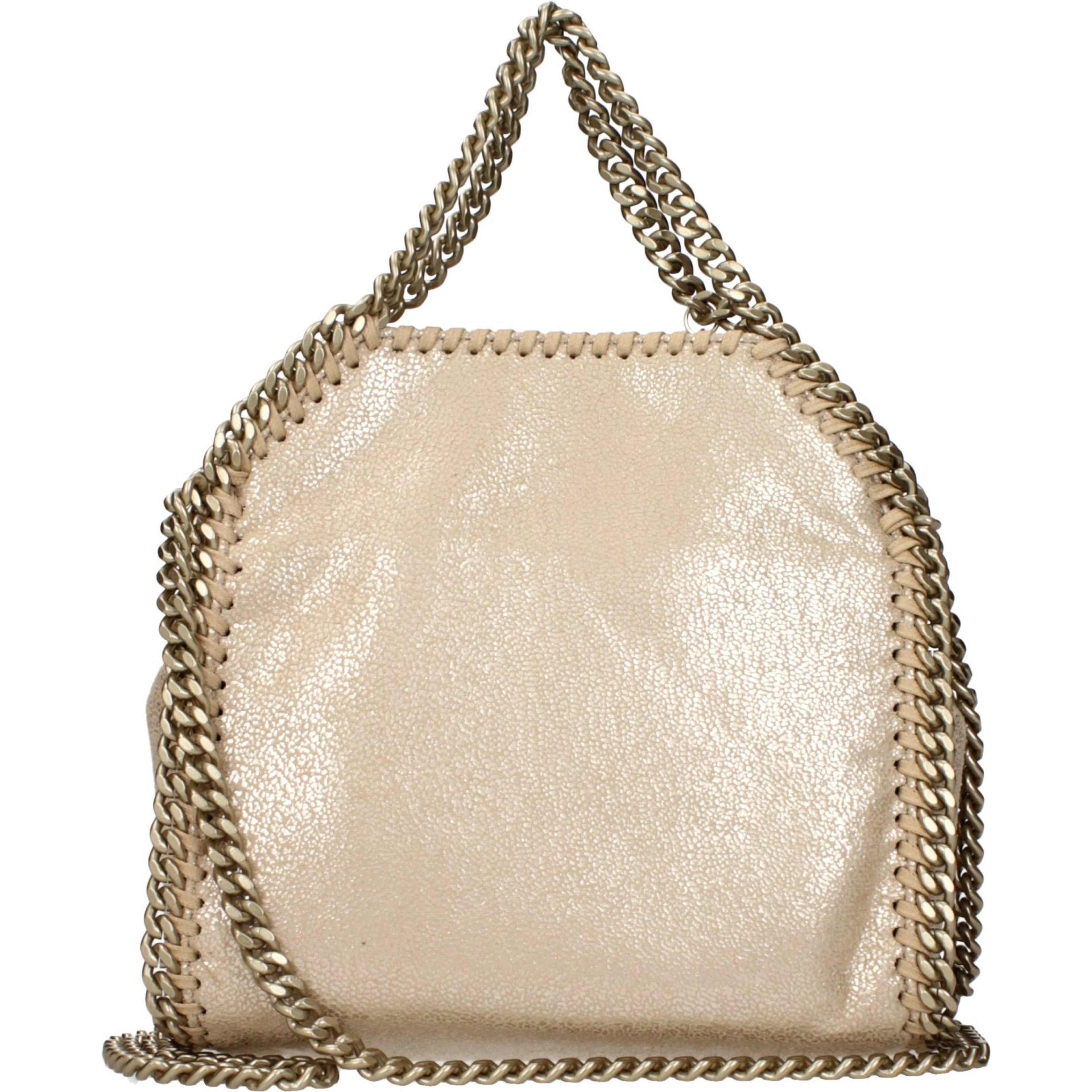 Gold Leather Handbag