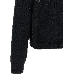 Black Wool Cardigan