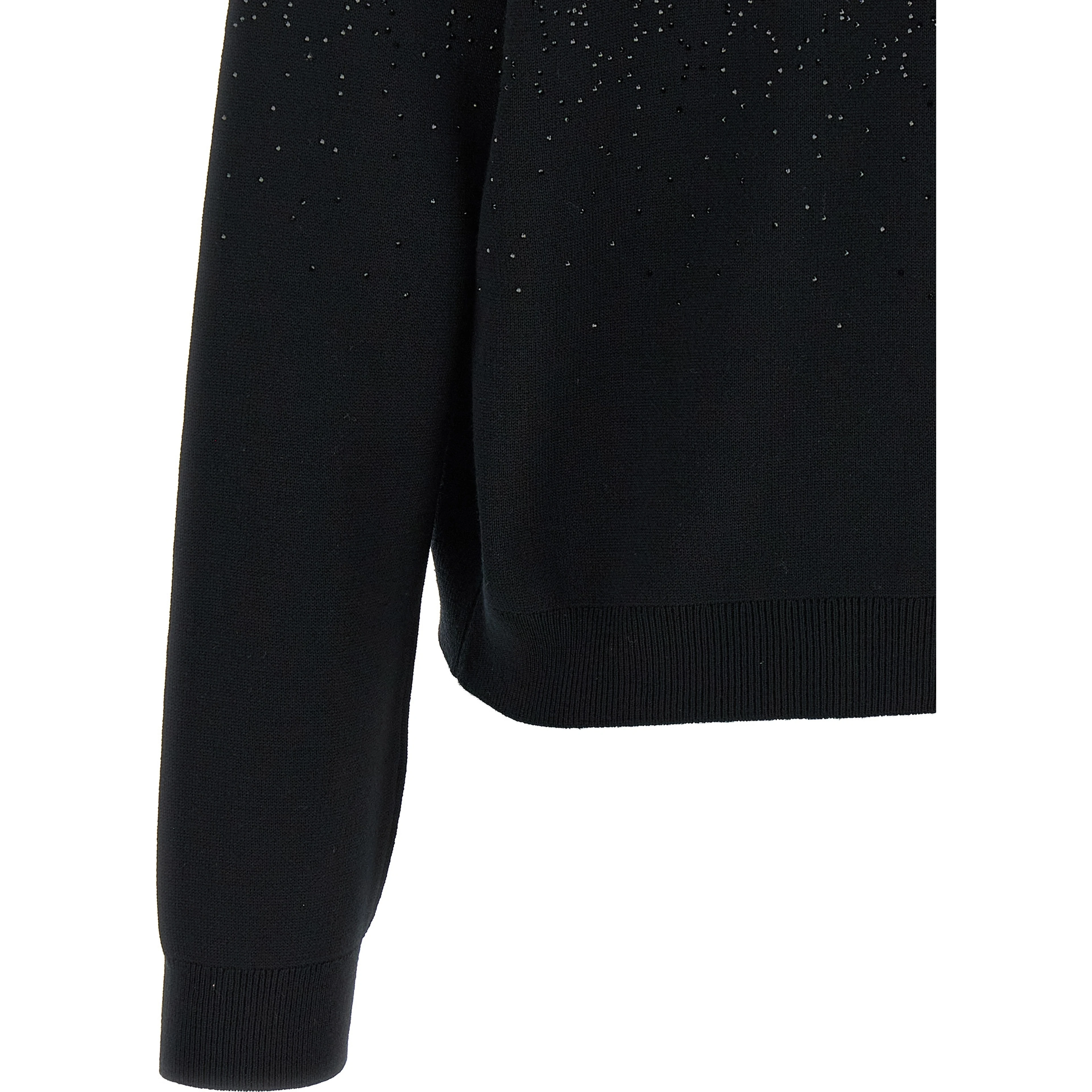 Black Wool Cardigan