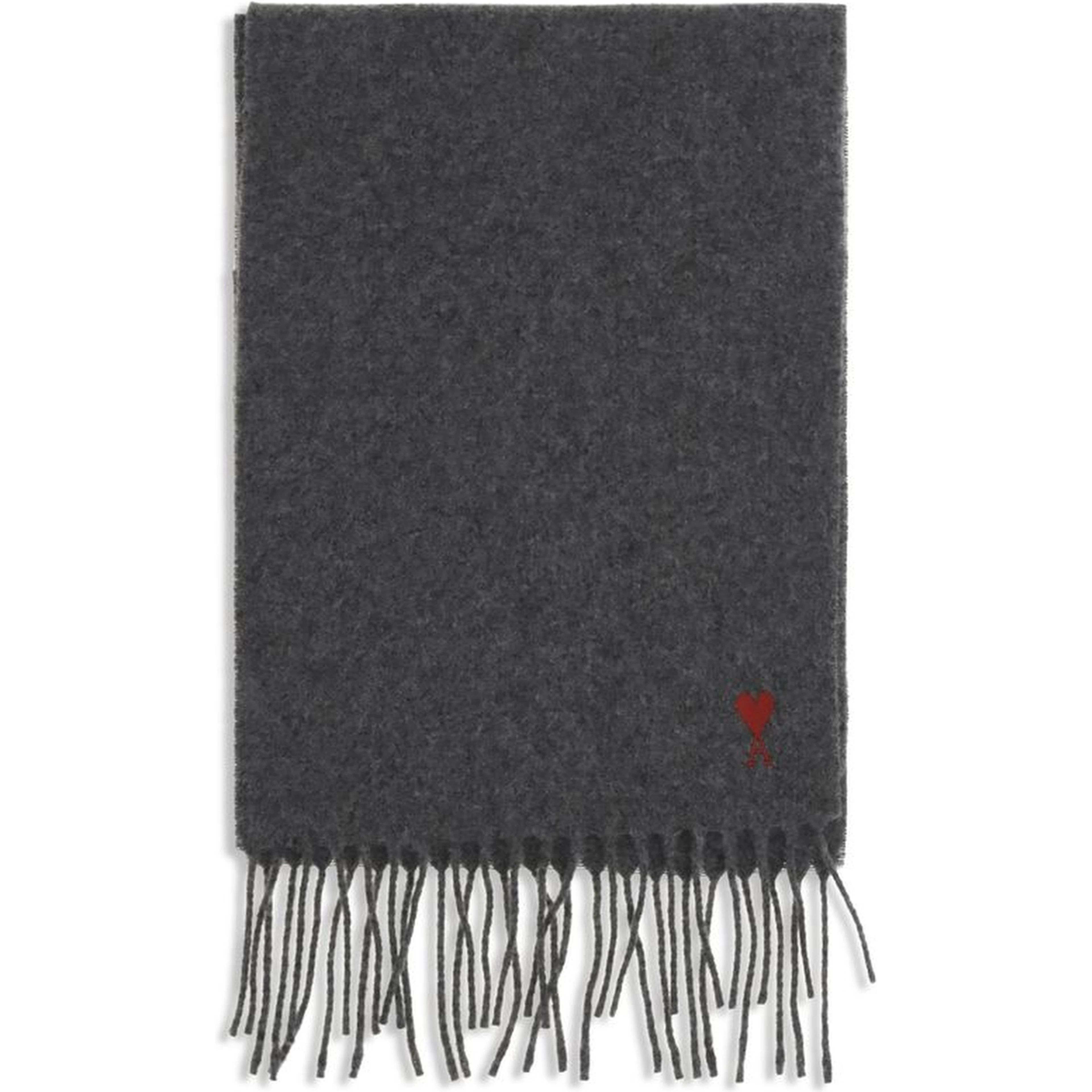 Gray Wool Oves Aries Foulard