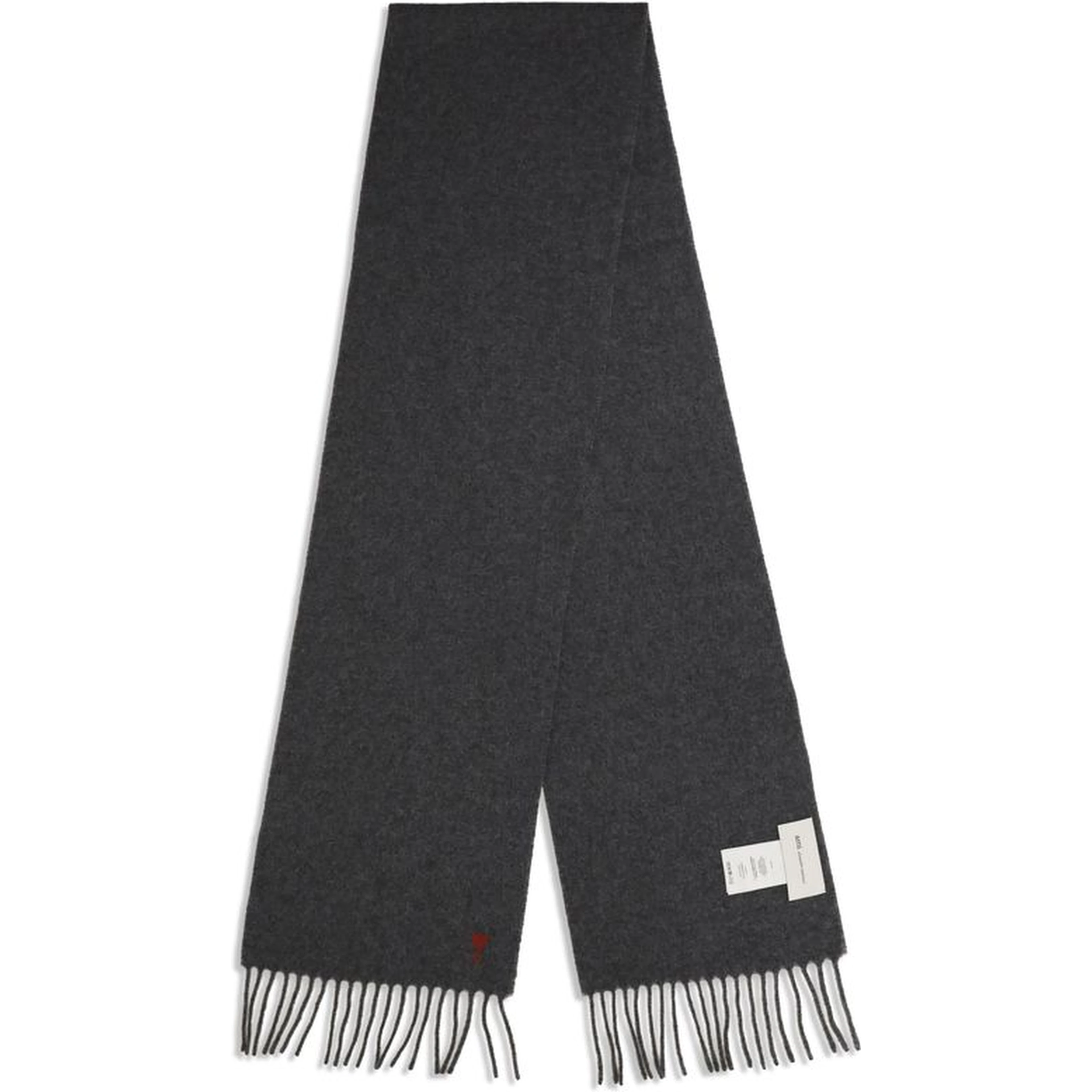 Gray Wool Oves Aries Foulard