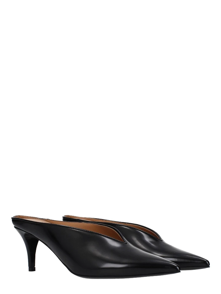 Black Leather High Heel Pumps alternative