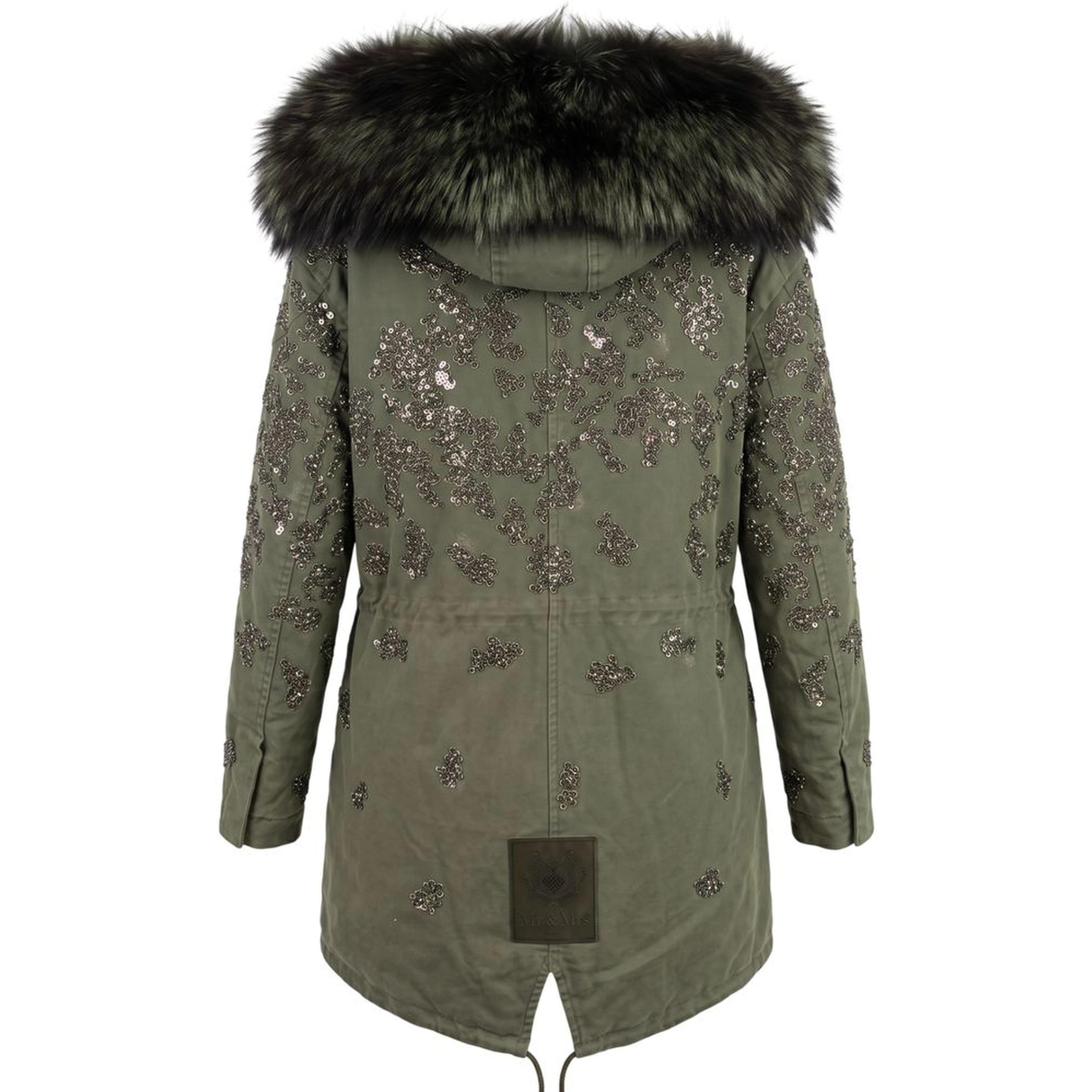 Green Cotton Women Jacket